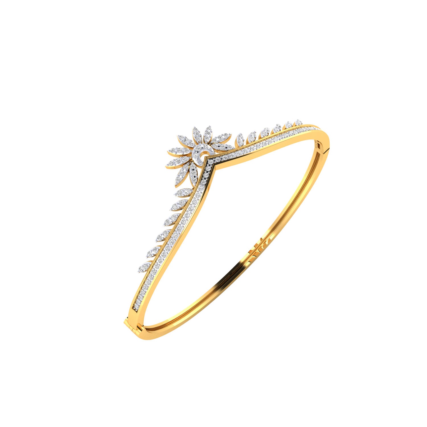 Yellow Gold Plated Sterling Silver Ring