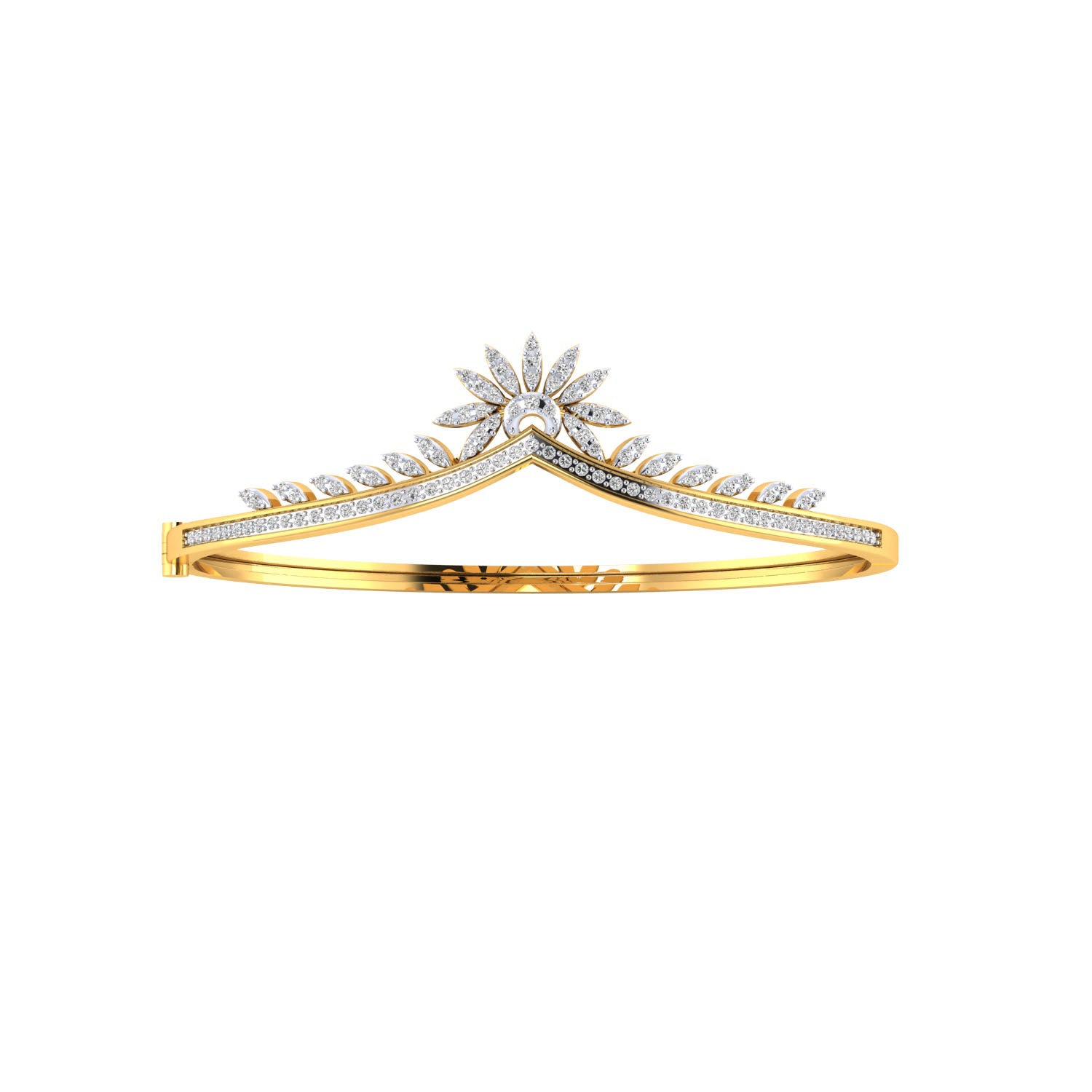 Yellow Gold Plated Sterling Silver Ring