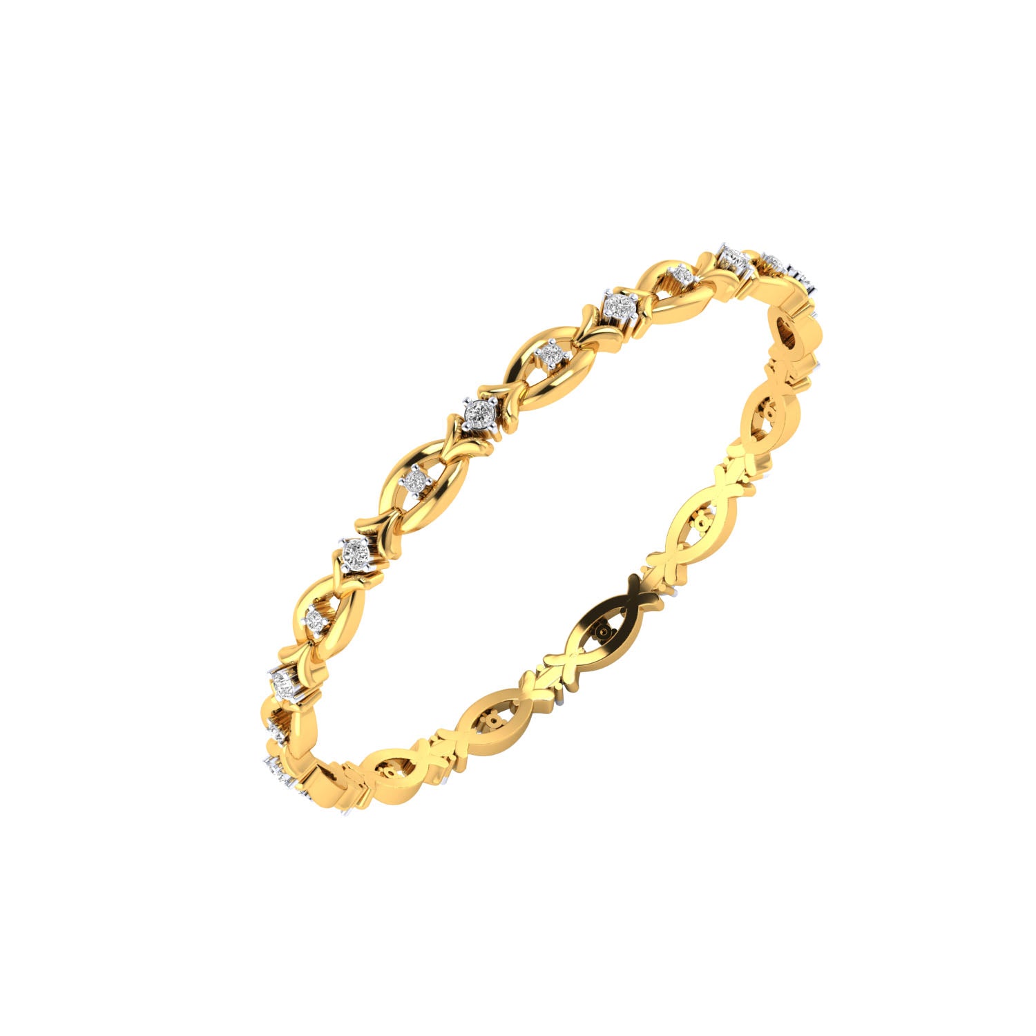 Yellow Gold Plated Sterling Silver Ring