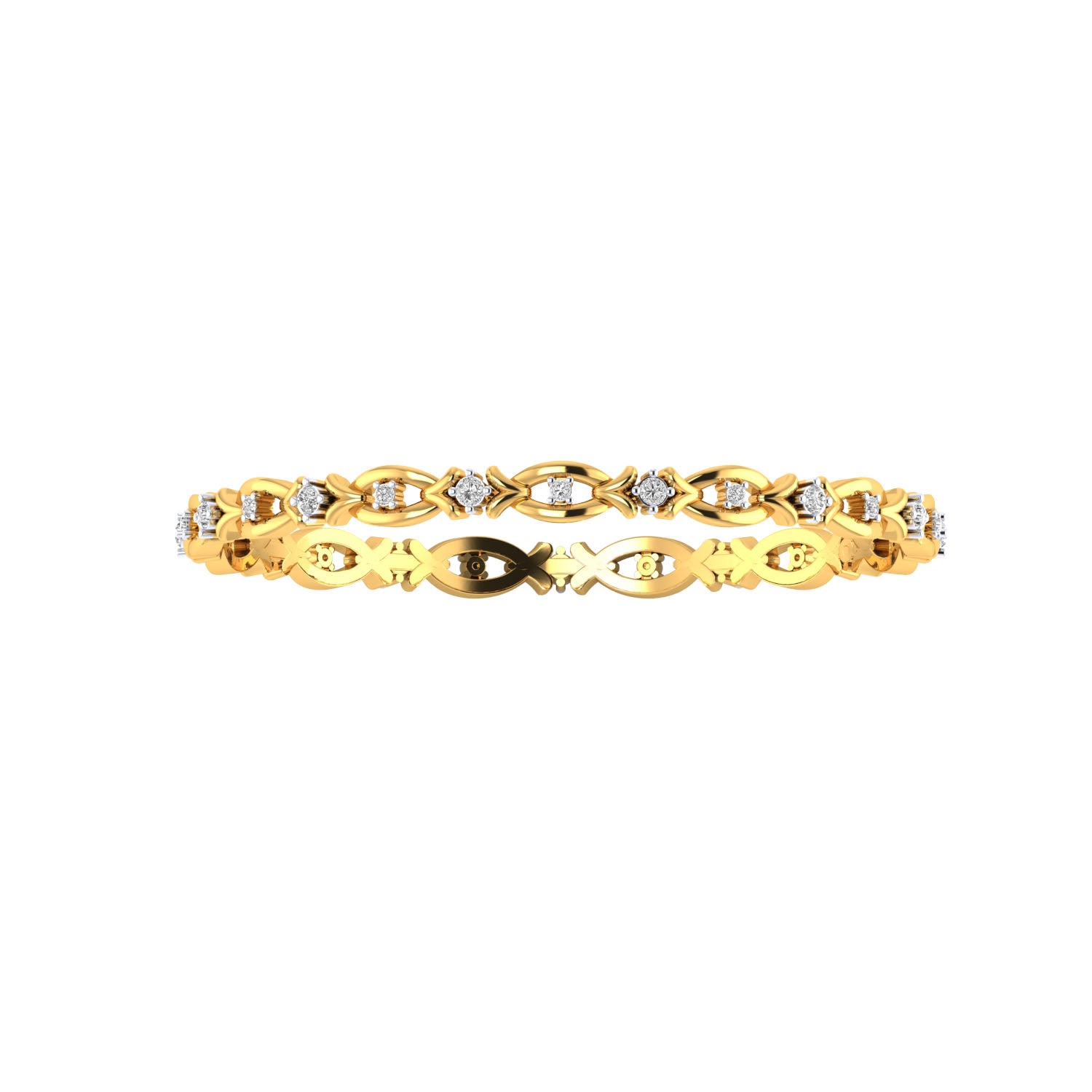 Yellow Gold Plated Sterling Silver Ring