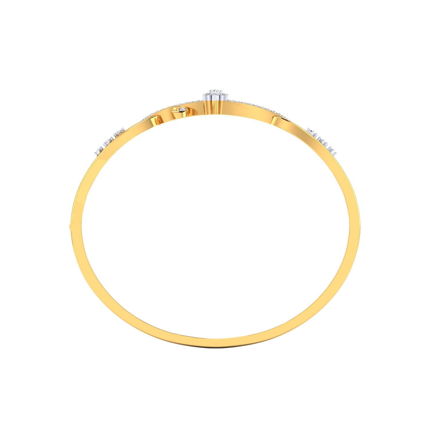 Yellow Gold Plated Sterling Silver Ring