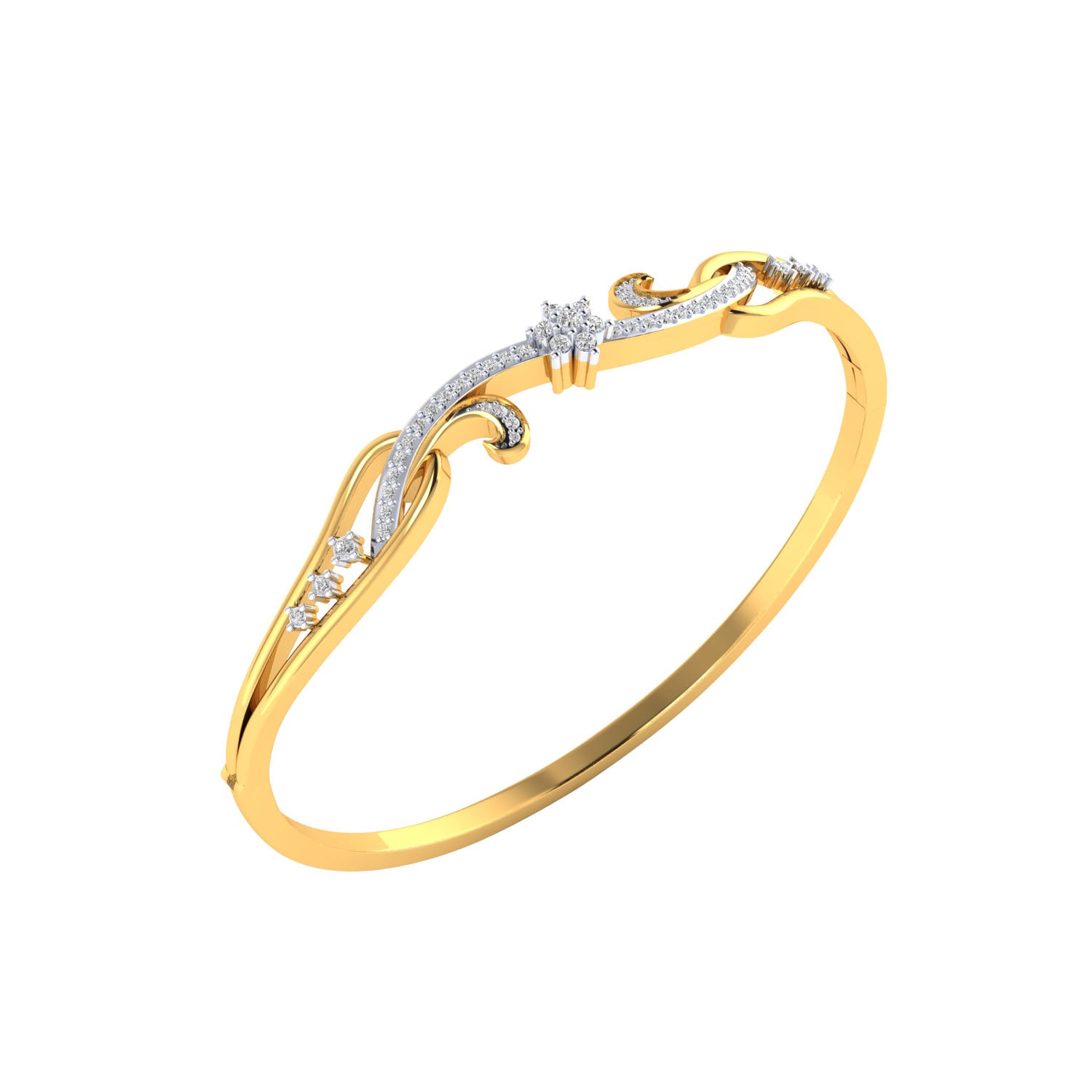 Yellow Gold Plated Sterling Silver Ring
