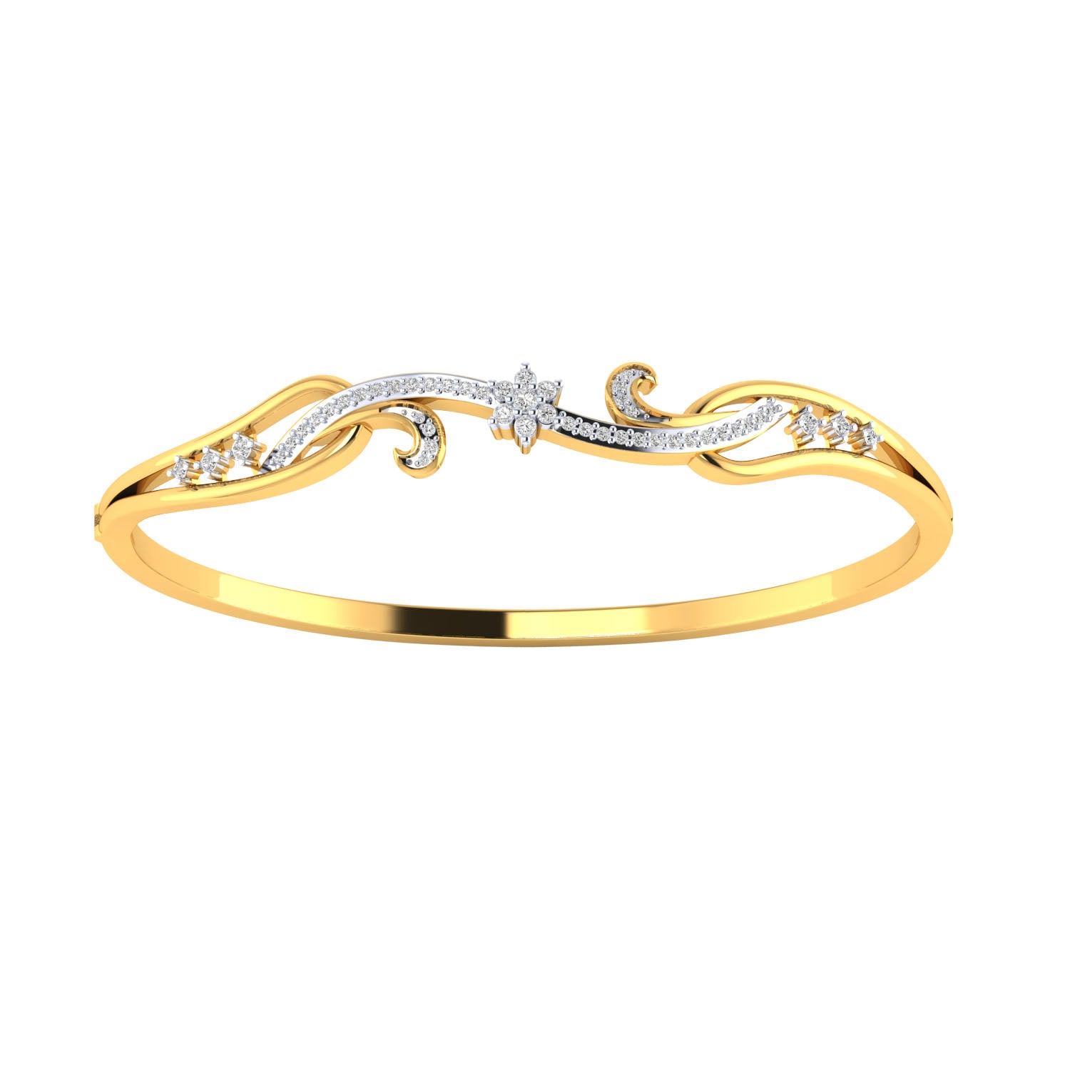 Yellow Gold Plated Sterling Silver Ring
