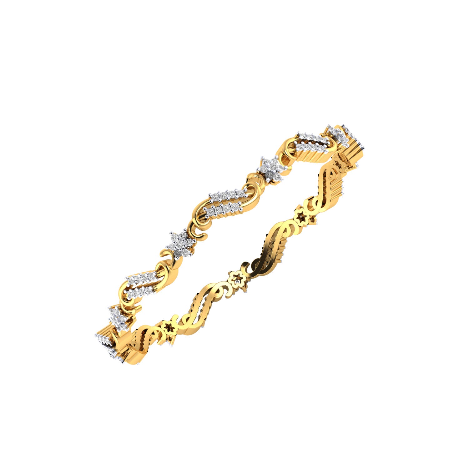 Yellow Gold Plated Sterling Silver Ring