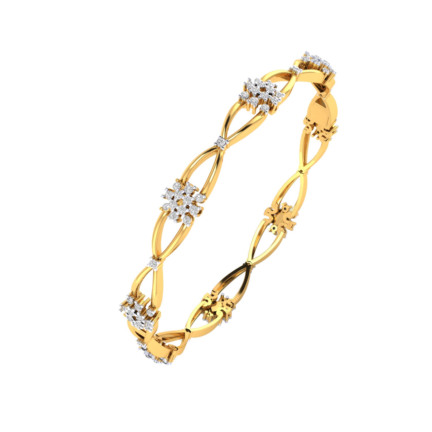 Yellow Gold Plated Sterling Silver Ring