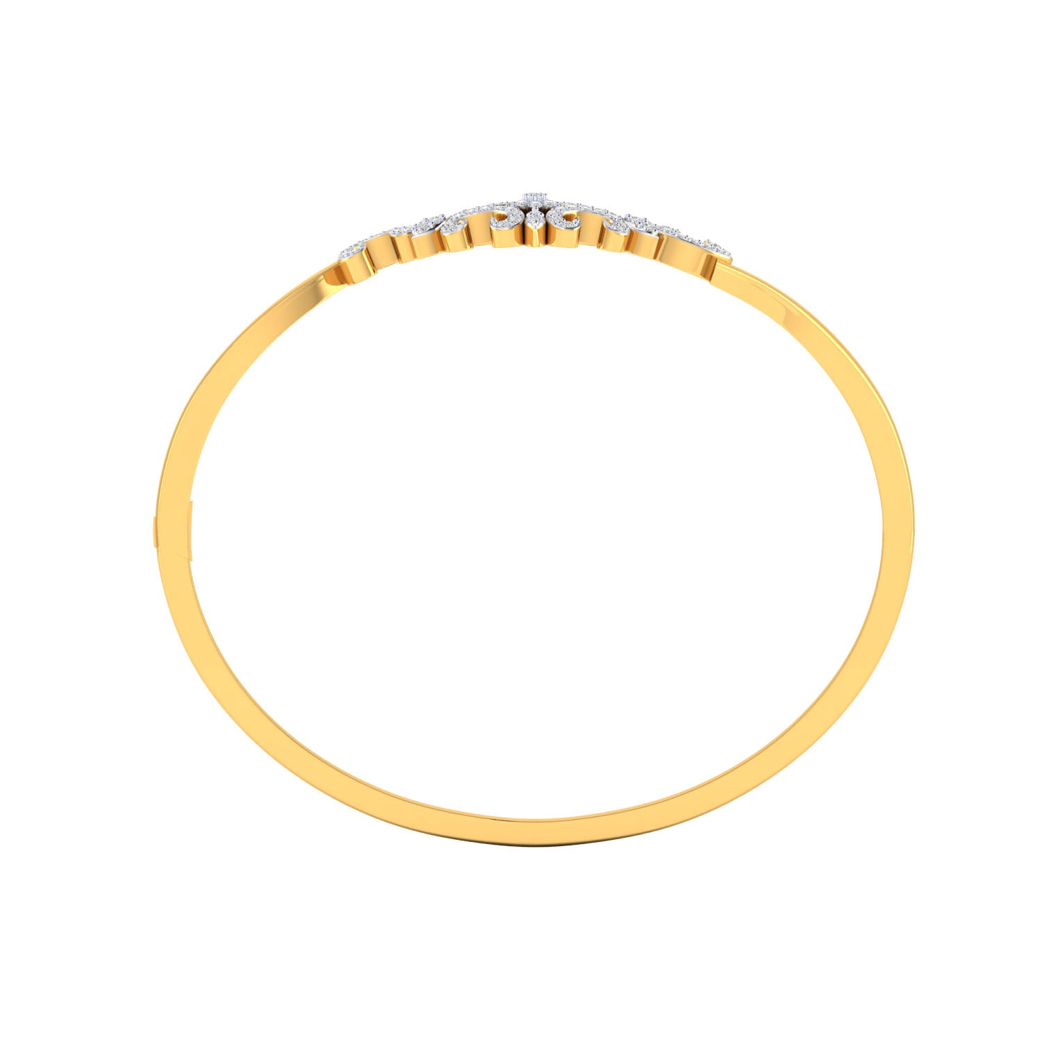 Yellow Gold Plated Sterling Silver Ring