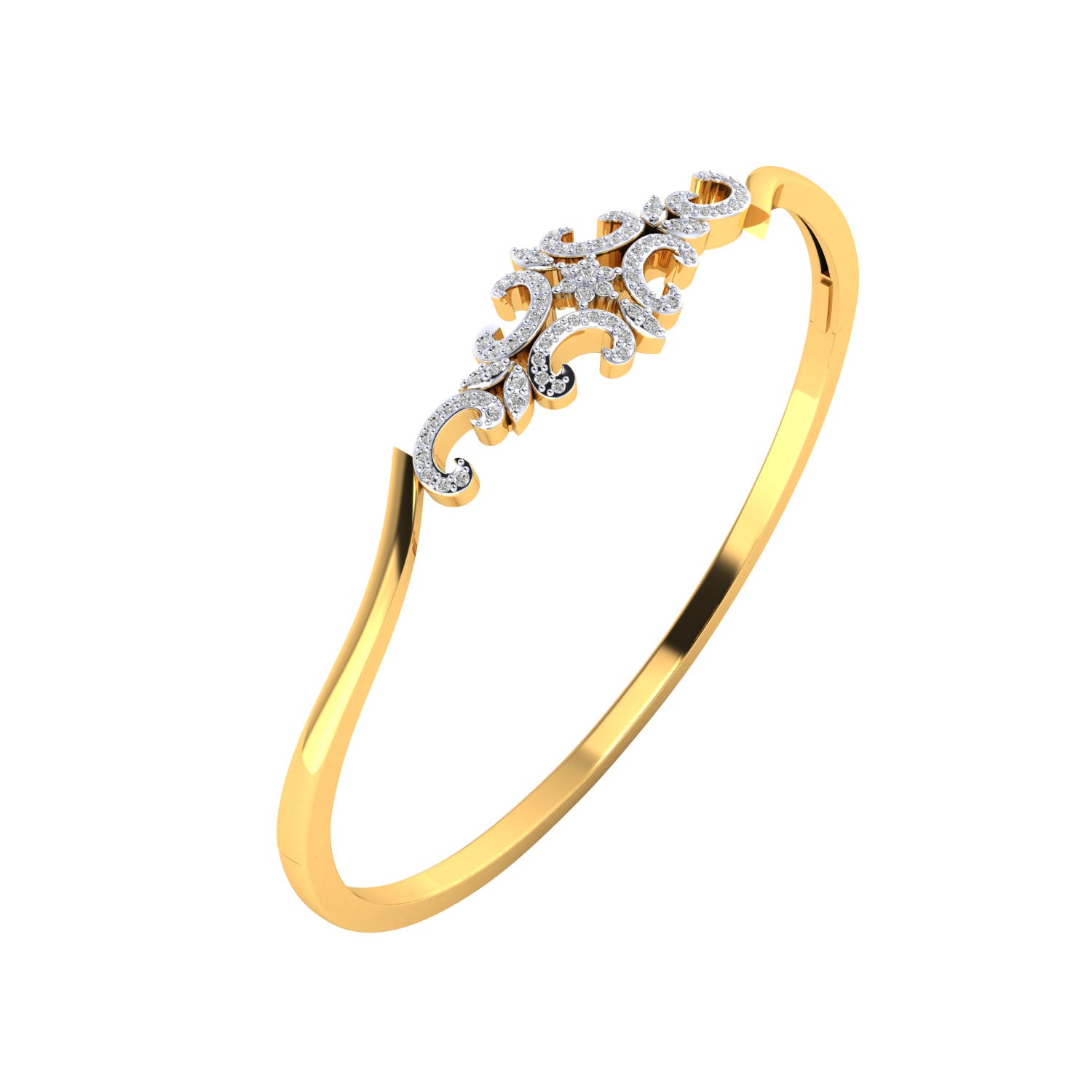 Yellow Gold Plated Sterling Silver Ring