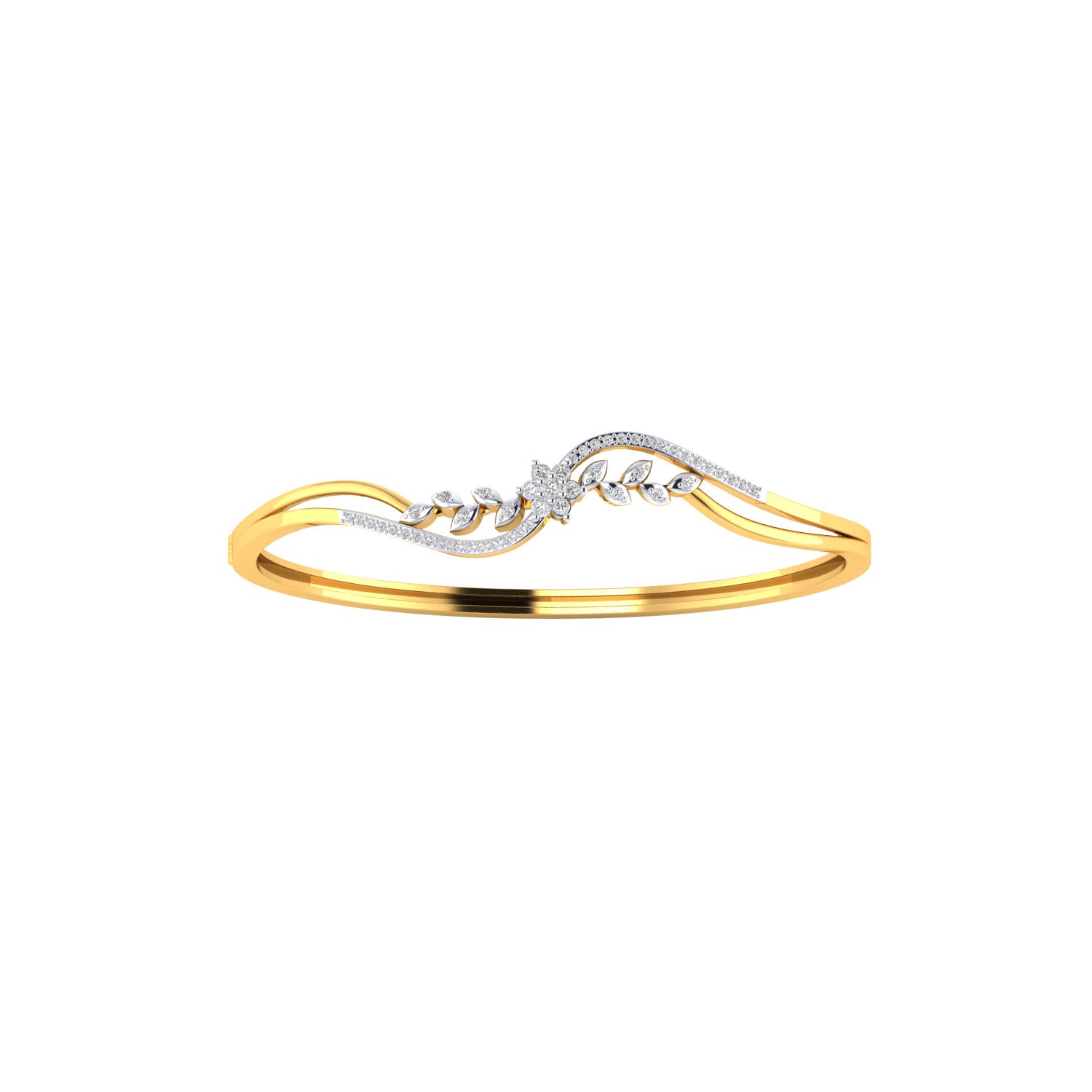 Yellow Gold Plated Sterling Silver Ring