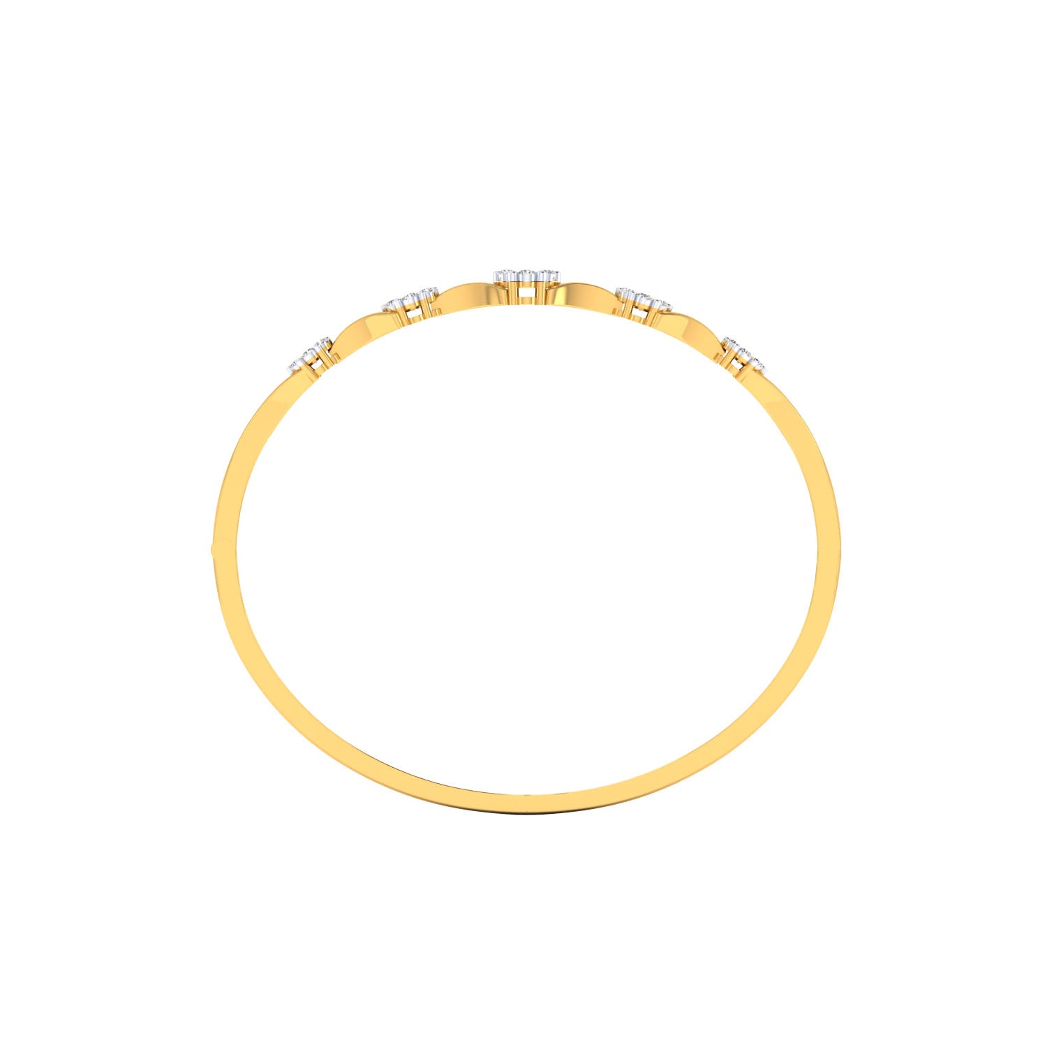 Yellow Gold Plated Sterling Silver Ring