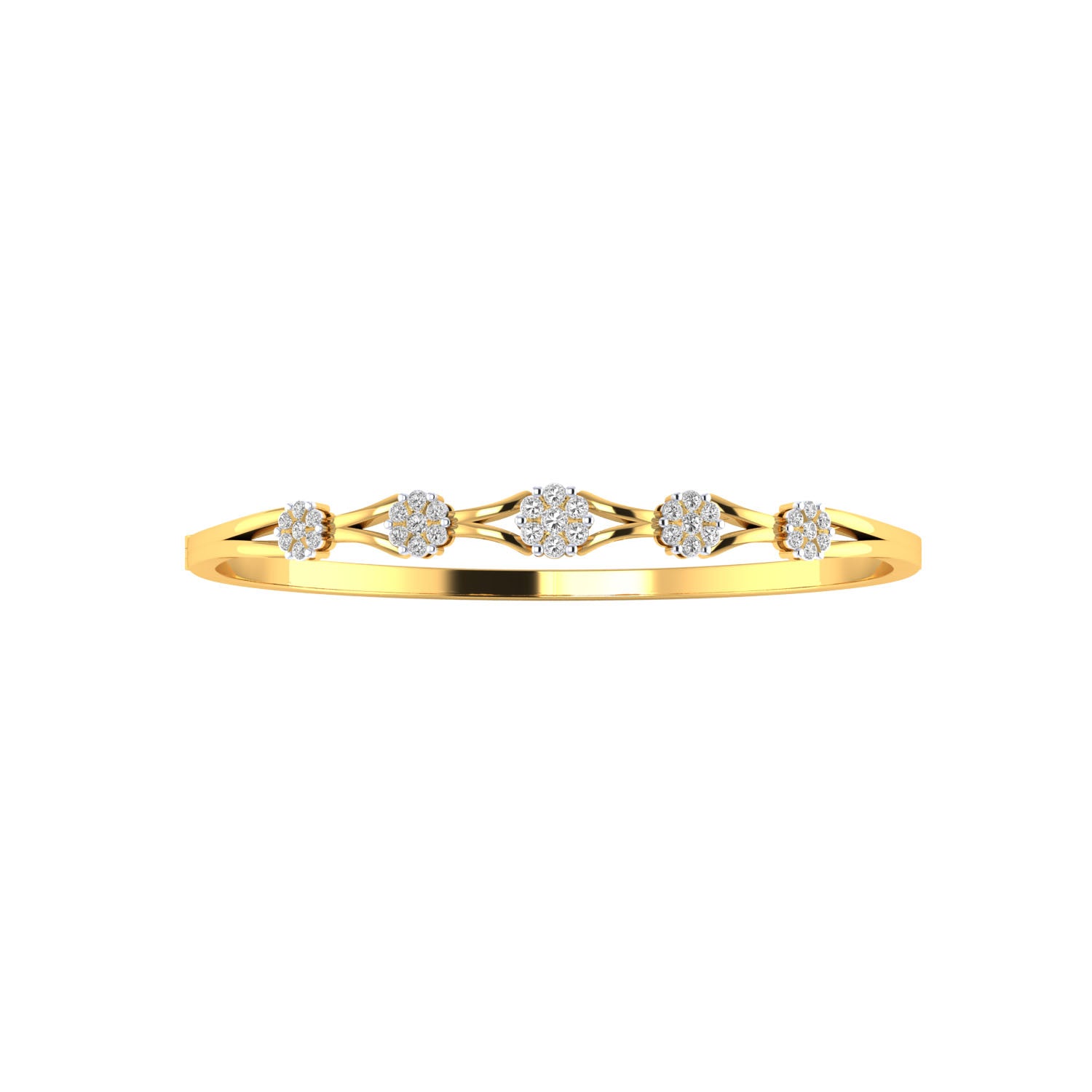 Yellow Gold Plated Sterling Silver Ring