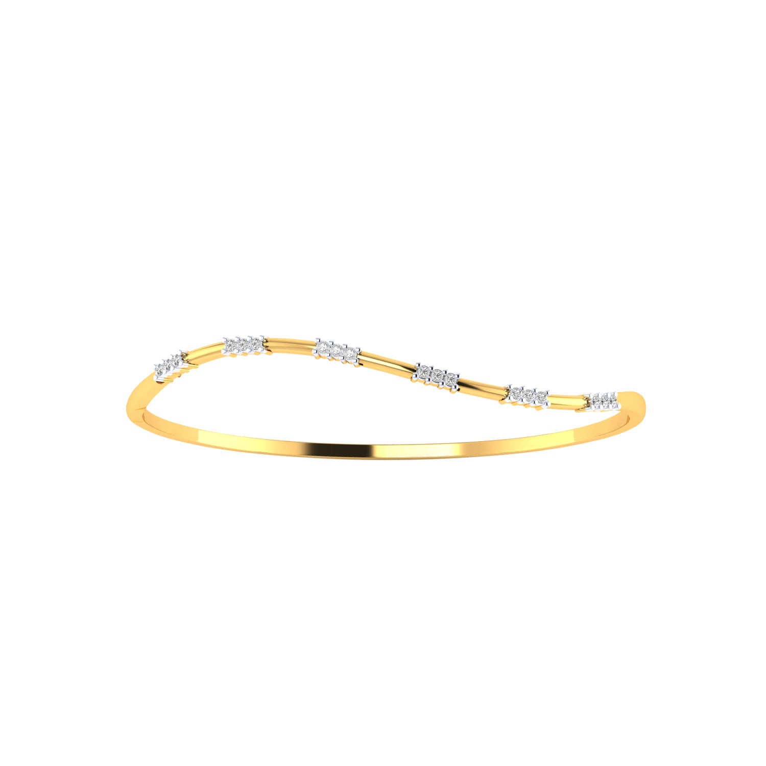 Yellow Gold Plated Sterling Silver Ring