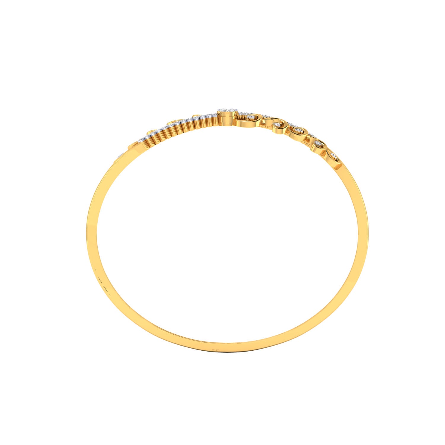 Yellow Gold Plated Sterling Silver Ring