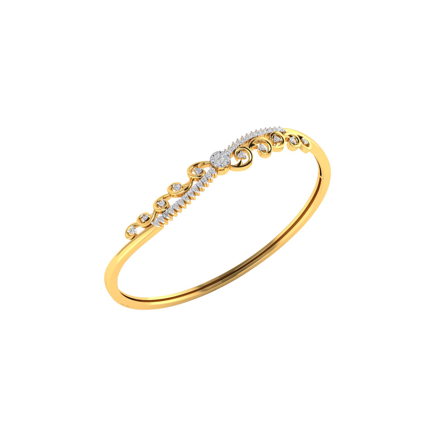 Yellow Gold Plated Sterling Silver Ring