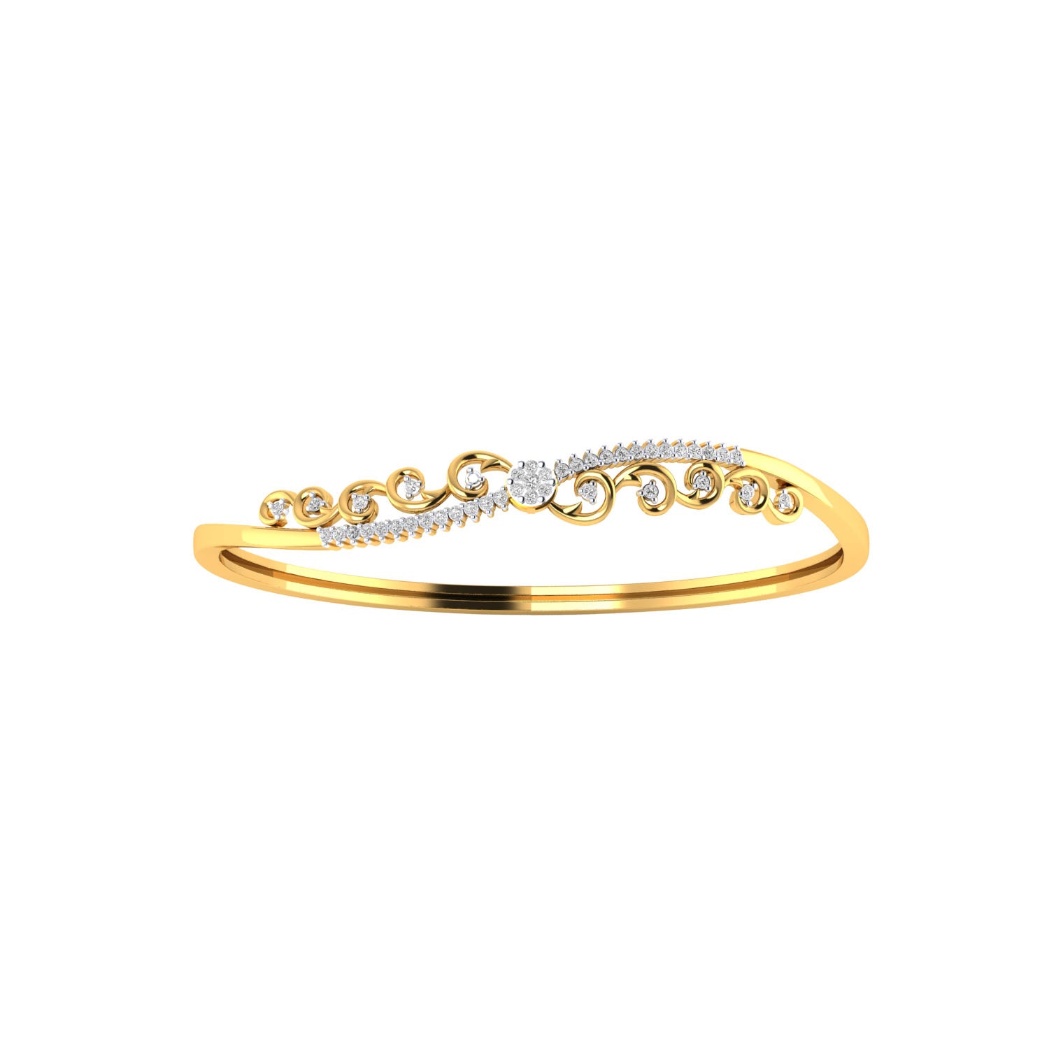 Yellow Gold Plated Sterling Silver Ring