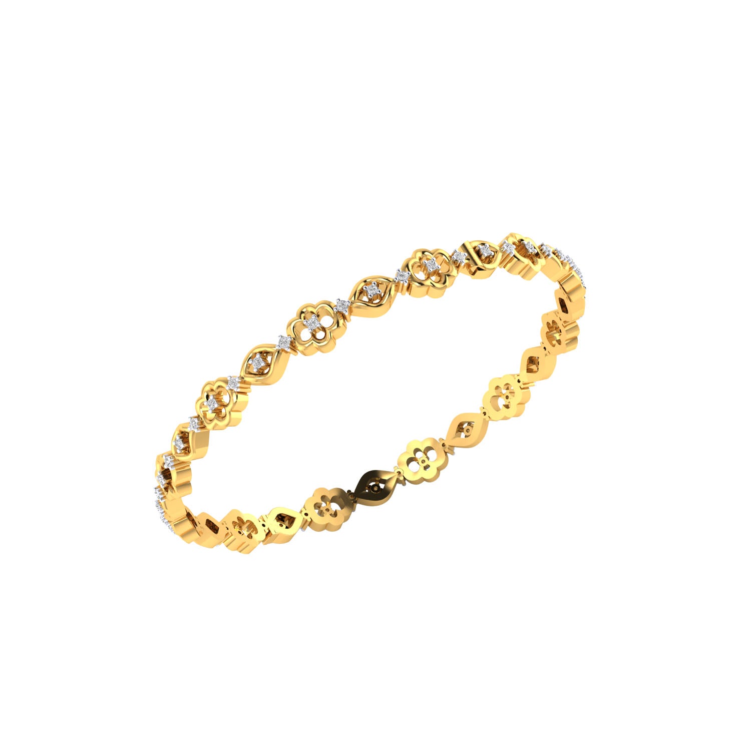 Yellow Gold Plated Sterling Silver Ring