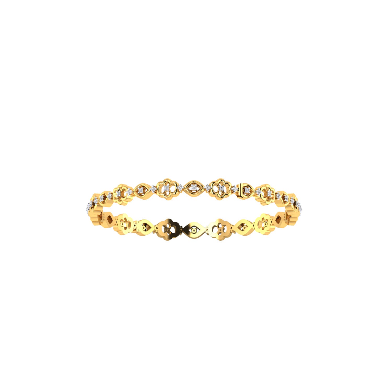 Yellow Gold Plated Sterling Silver Ring