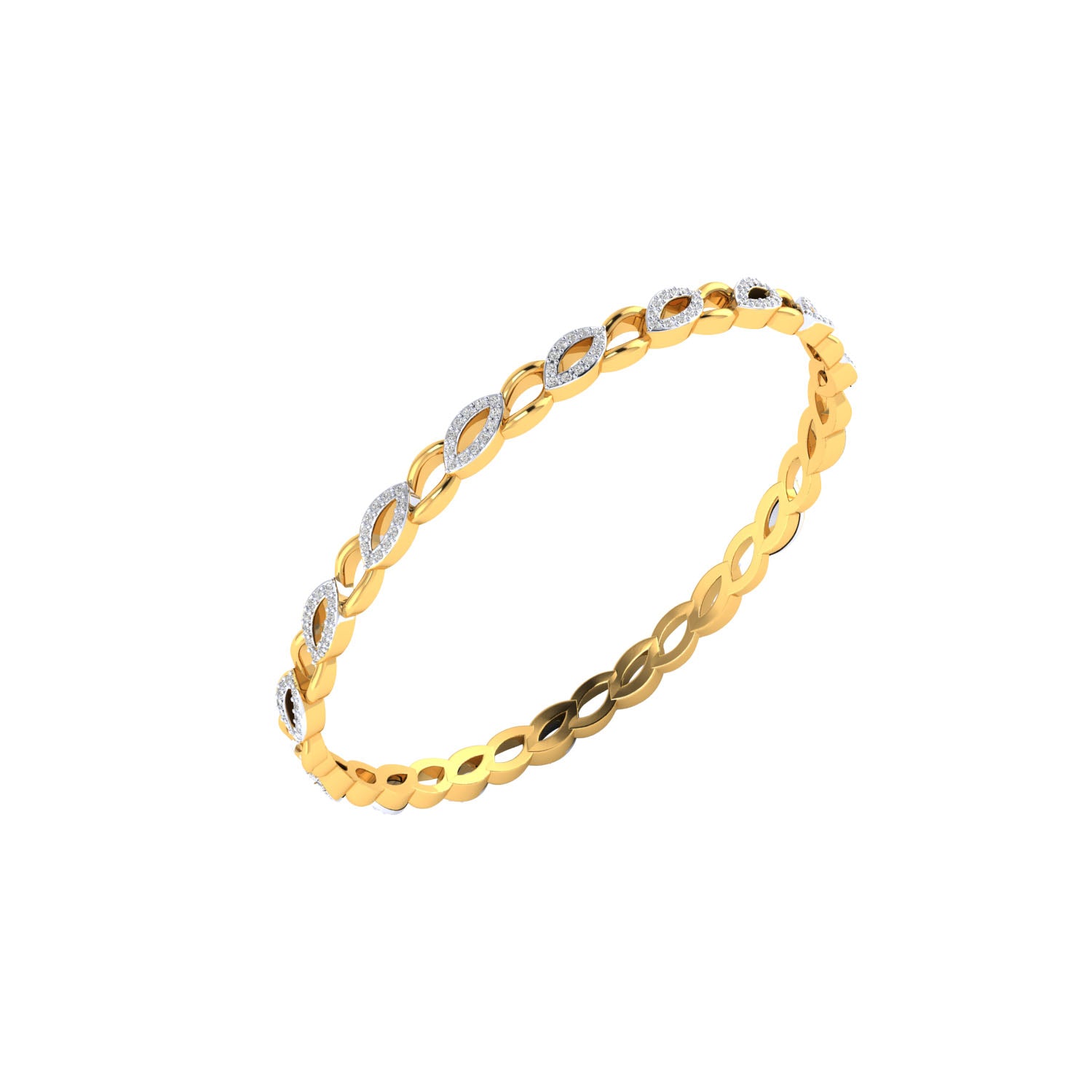 Yellow Gold Plated Sterling Silver Ring