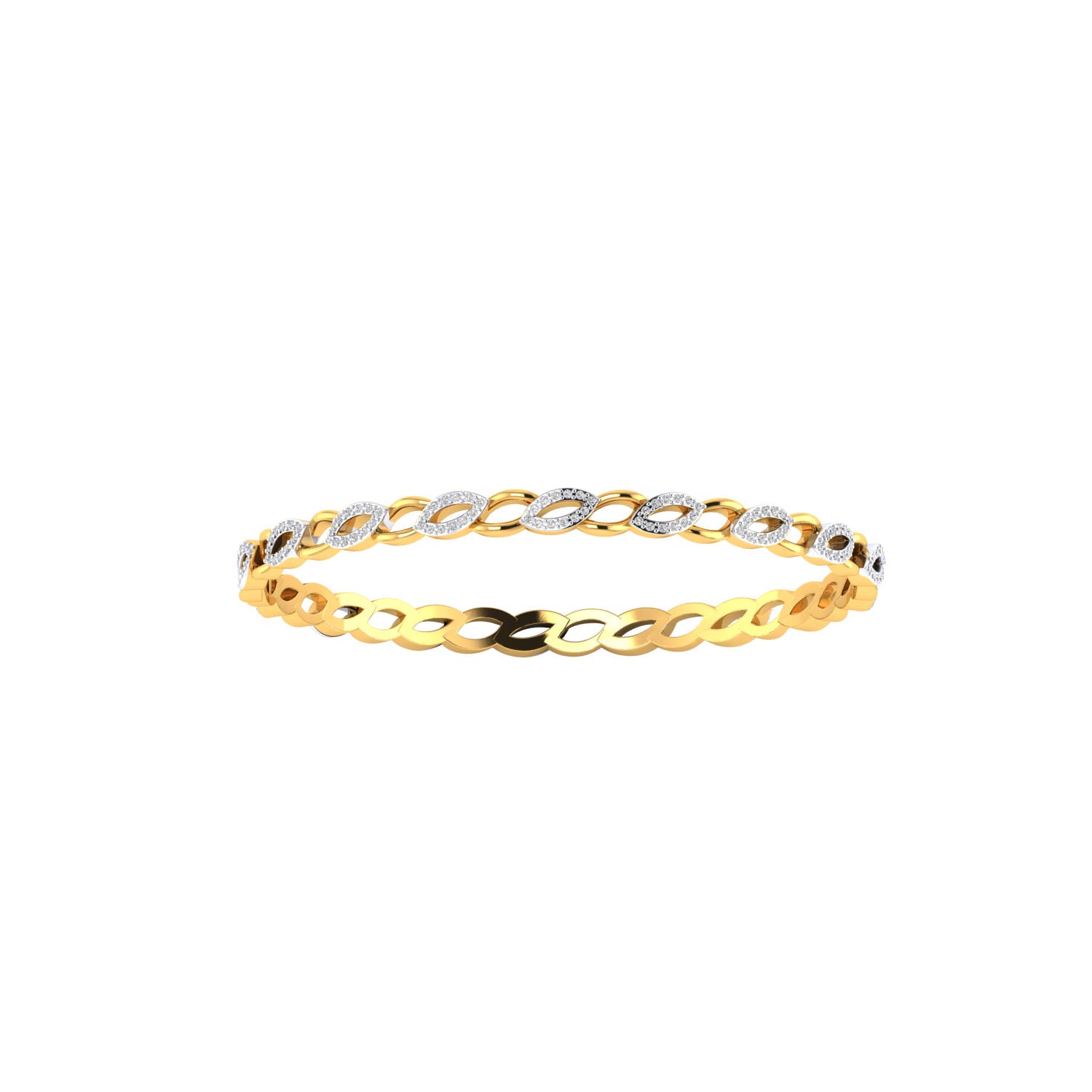 Yellow Gold Plated Sterling Silver Ring