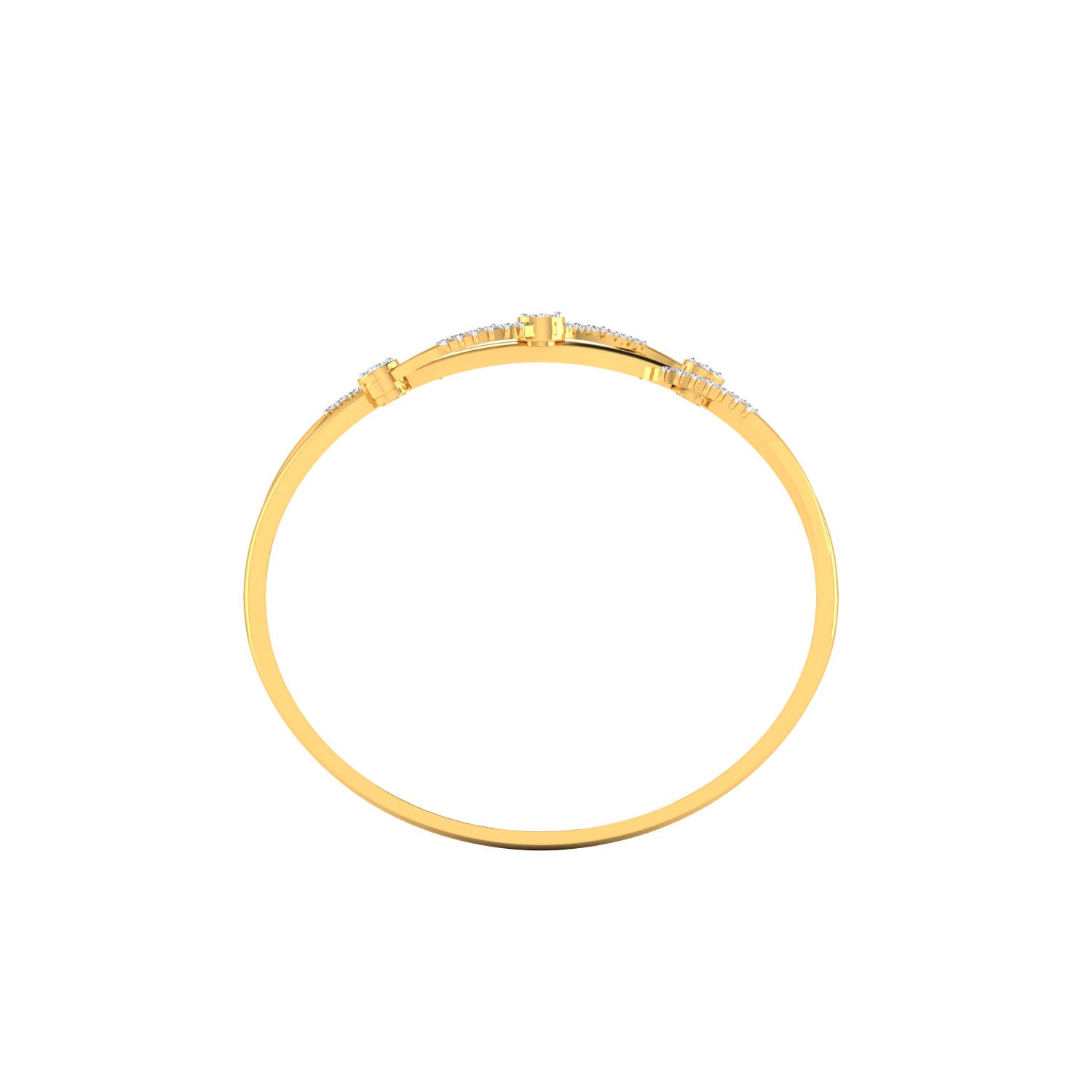 Yellow Gold Plated Sterling Silver Ring