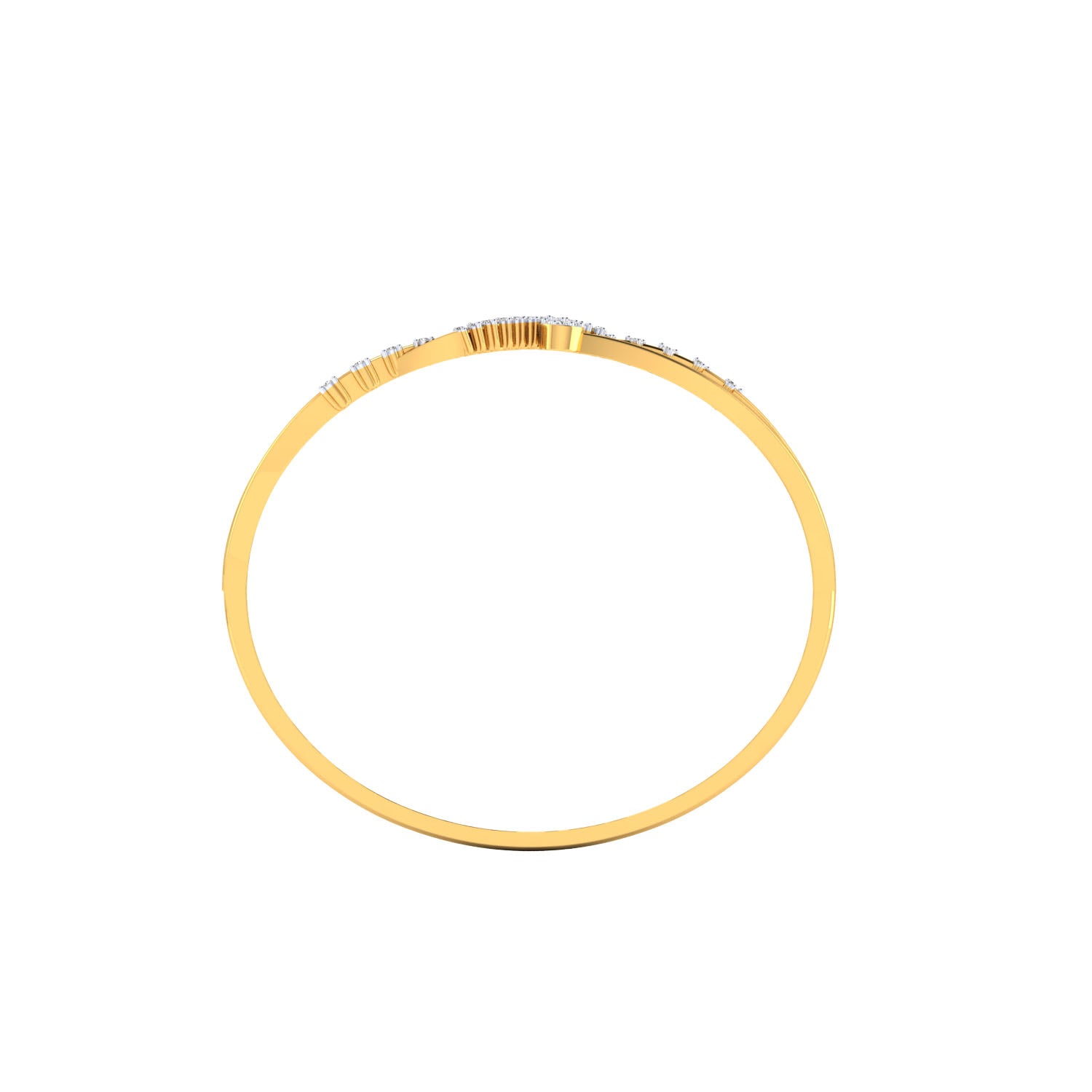 Yellow Gold Plated Sterling Silver Ring