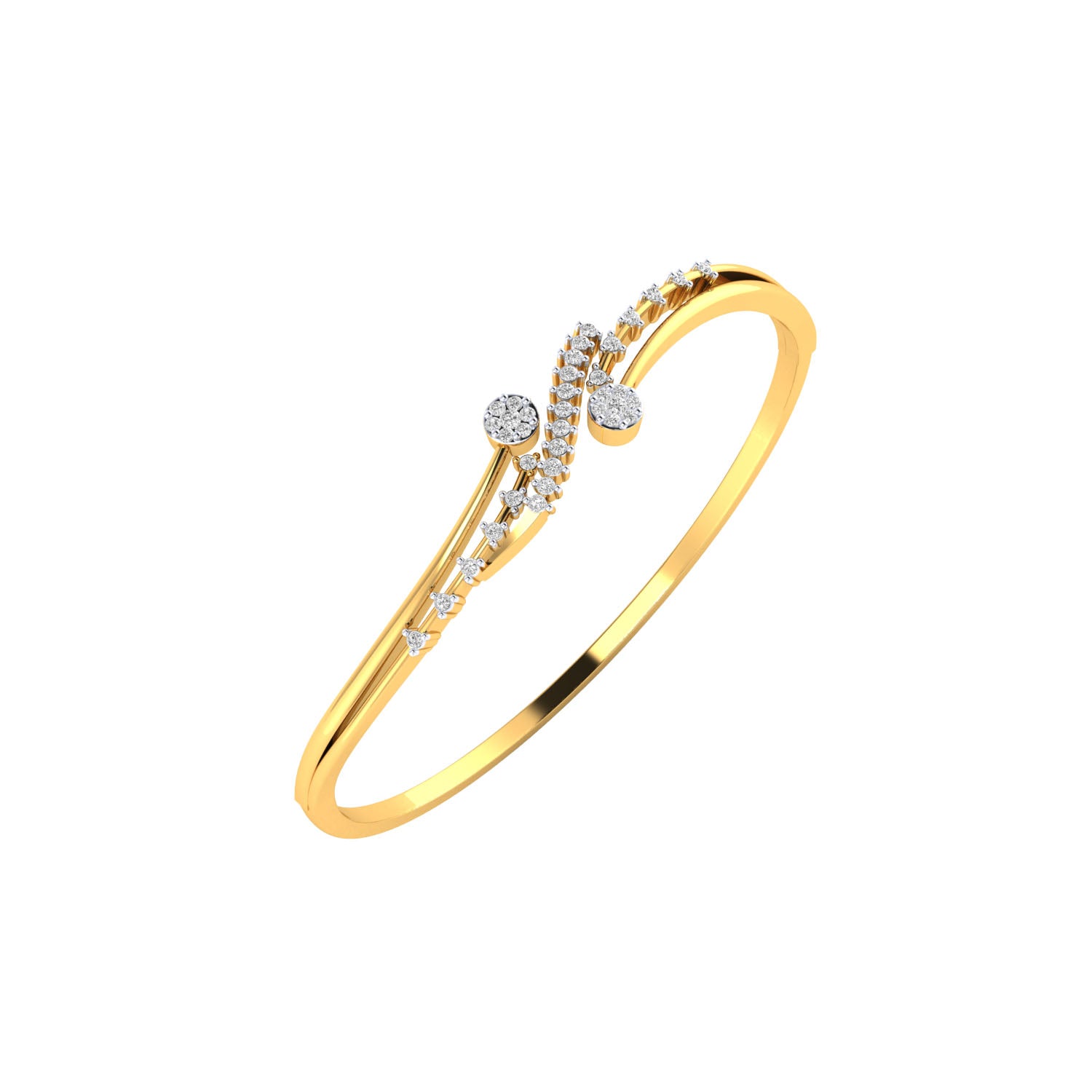 Yellow Gold Plated Sterling Silver Ring