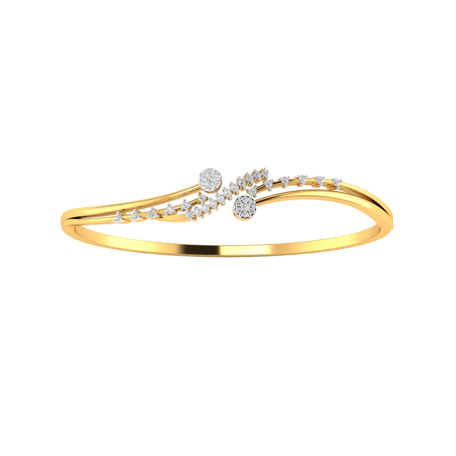 Yellow Gold Plated Sterling Silver Ring