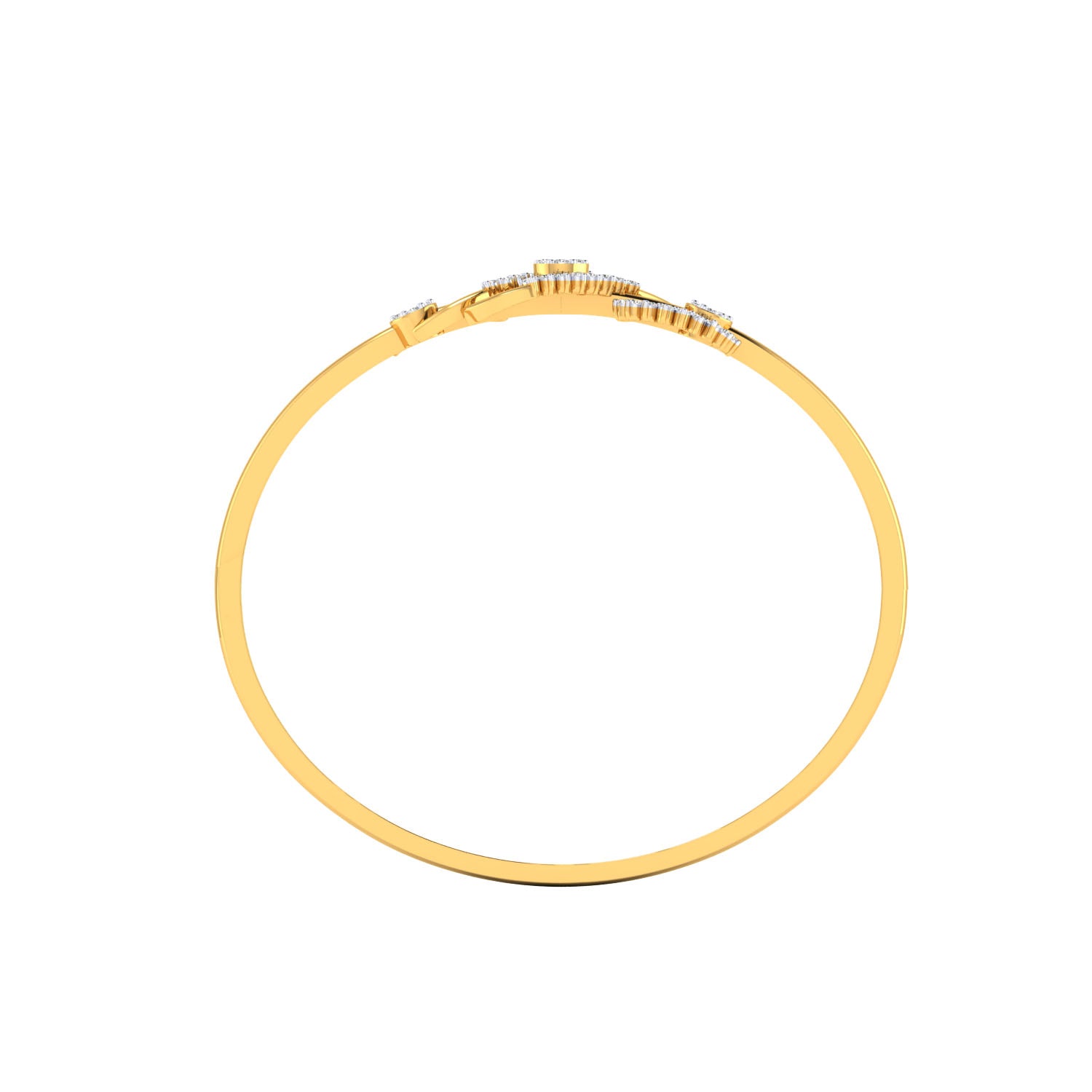 Yellow Gold Plated Sterling Silver Ring