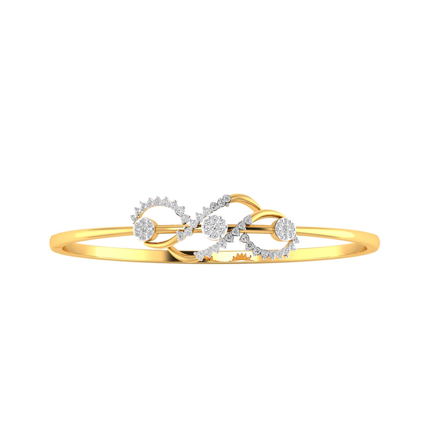 Yellow Gold Plated Sterling Silver Ring