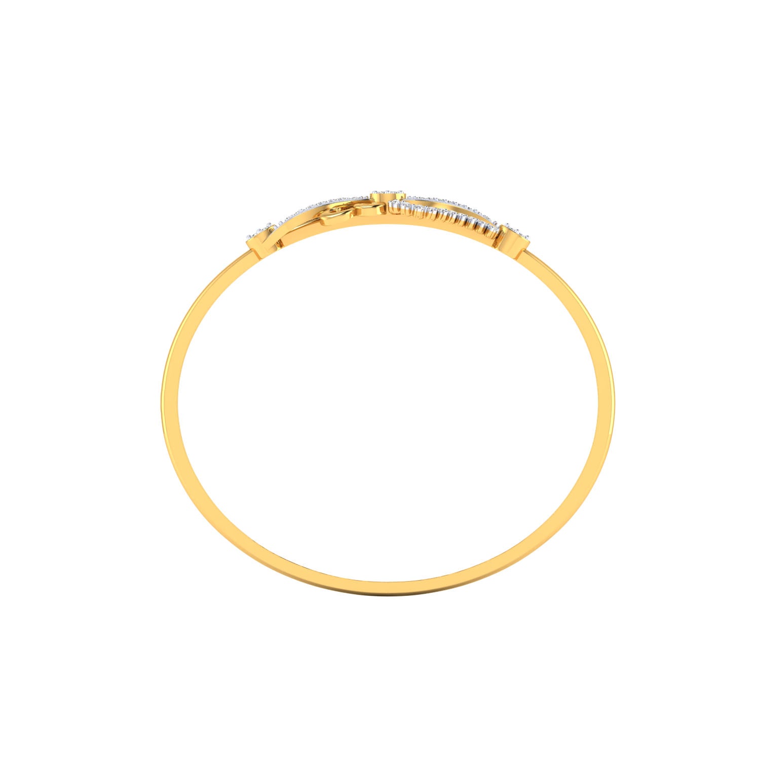 Yellow Gold Plated Sterling Silver Ring