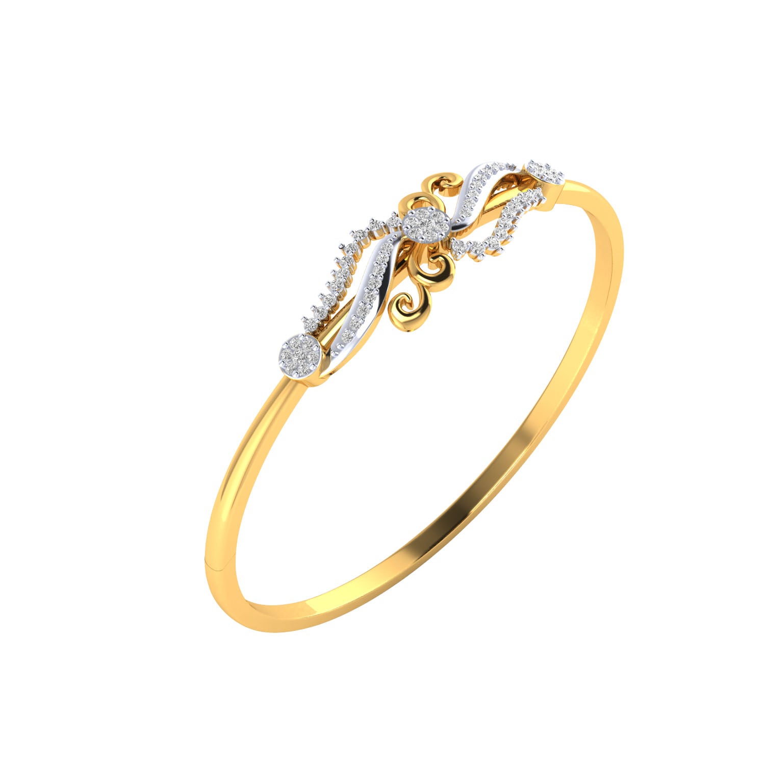 Yellow Gold Plated Sterling Silver Ring