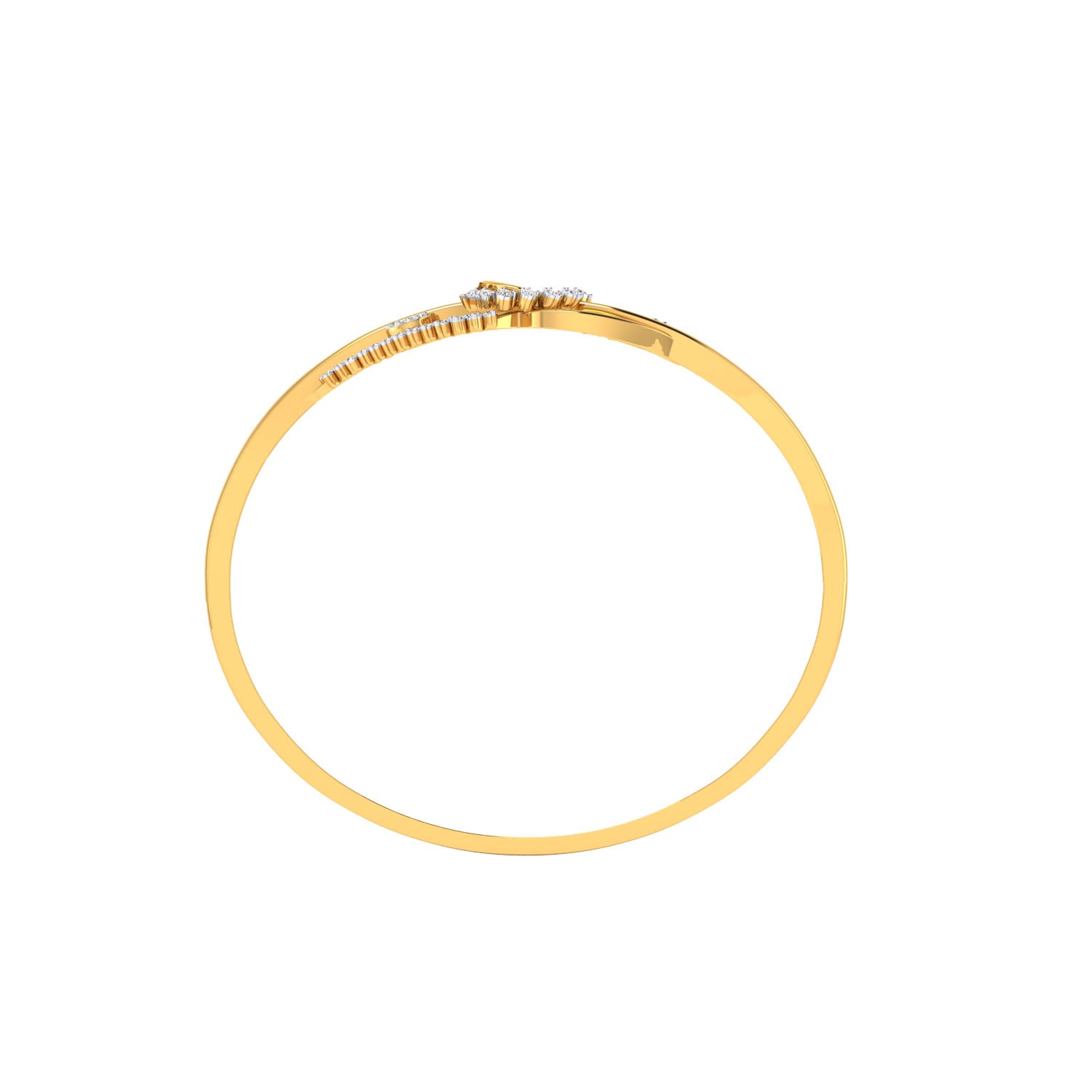 Yellow Gold Plated Sterling Silver Ring