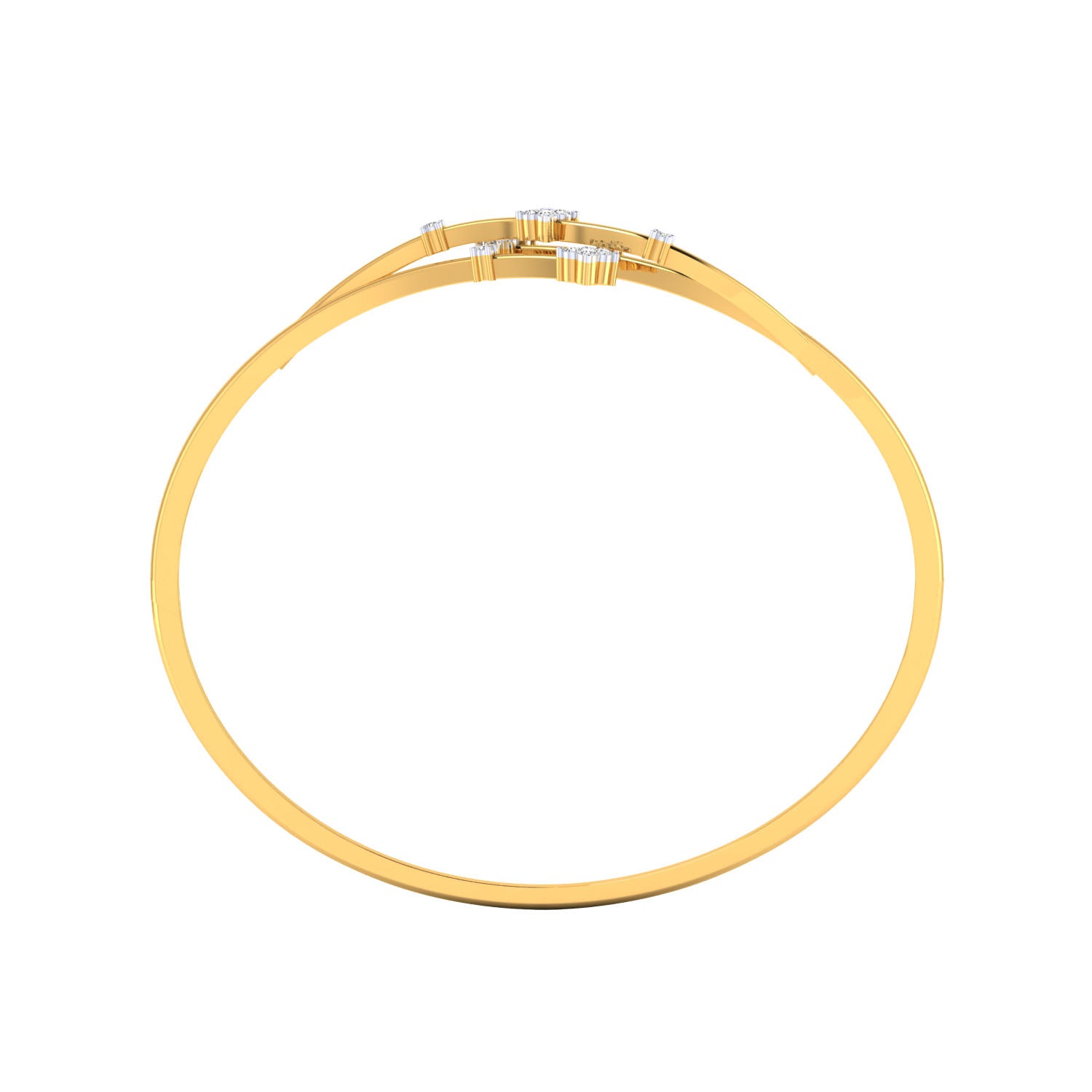 Yellow Gold Plated Sterling Silver Ring