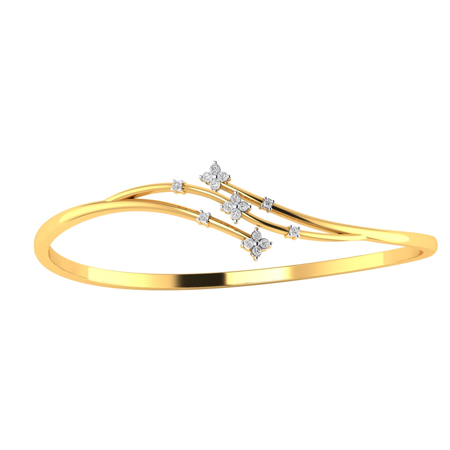 Yellow Gold Plated Sterling Silver Ring