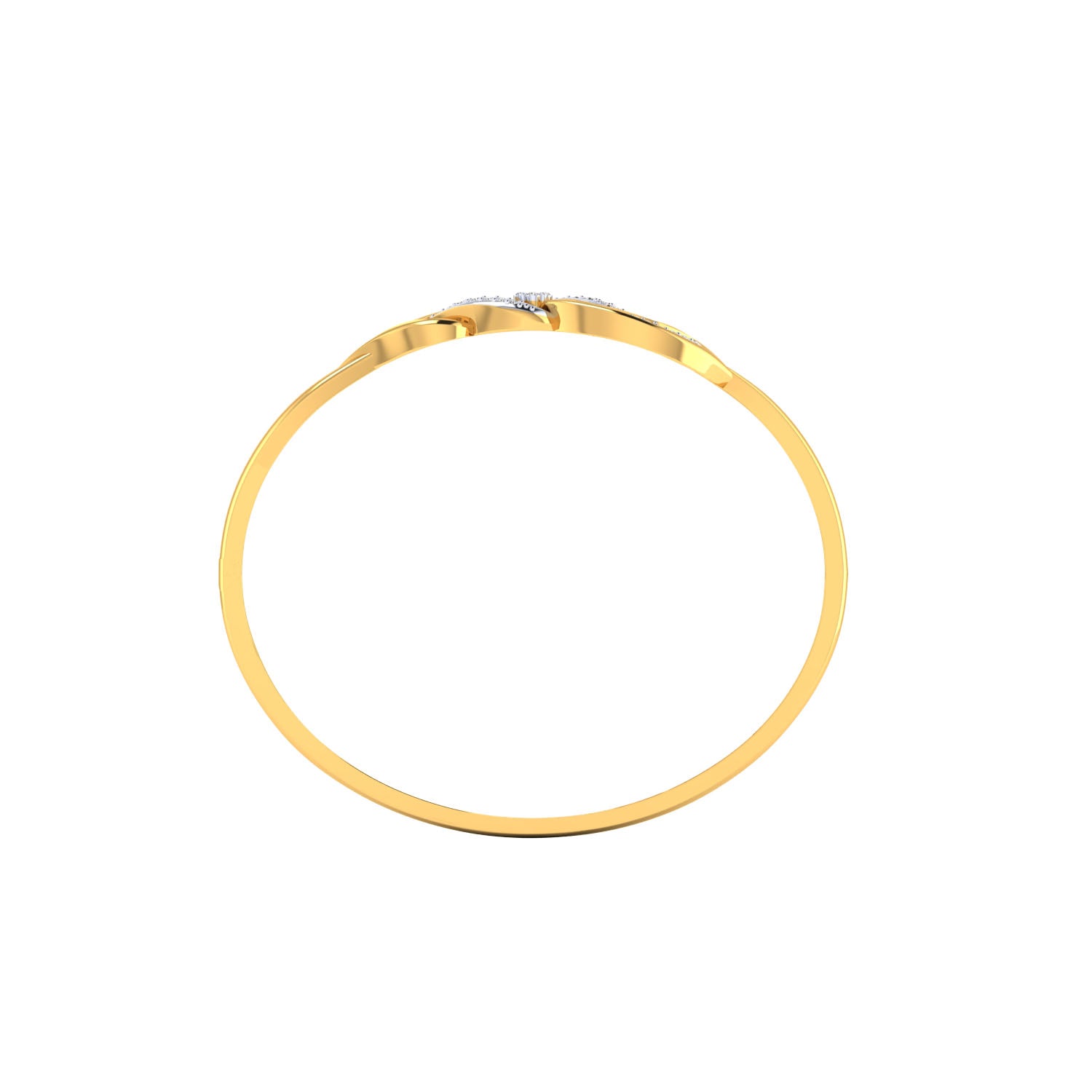Yellow Gold Plated Sterling Silver Ring