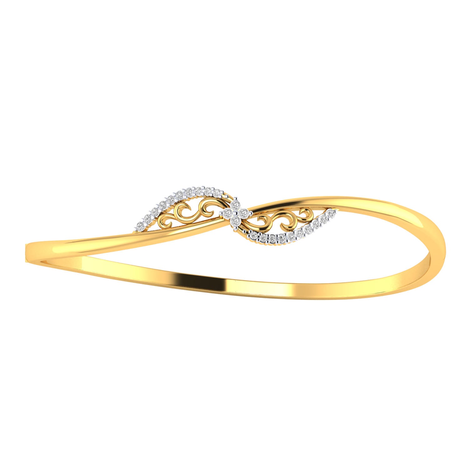 Yellow Gold Plated Sterling Silver Ring
