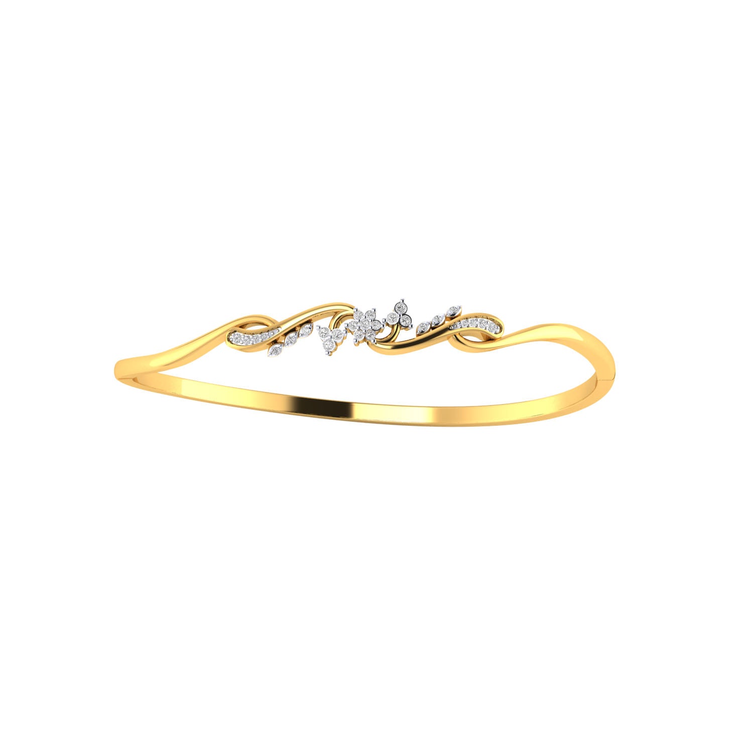 Yellow Gold Plated Sterling Silver Ring