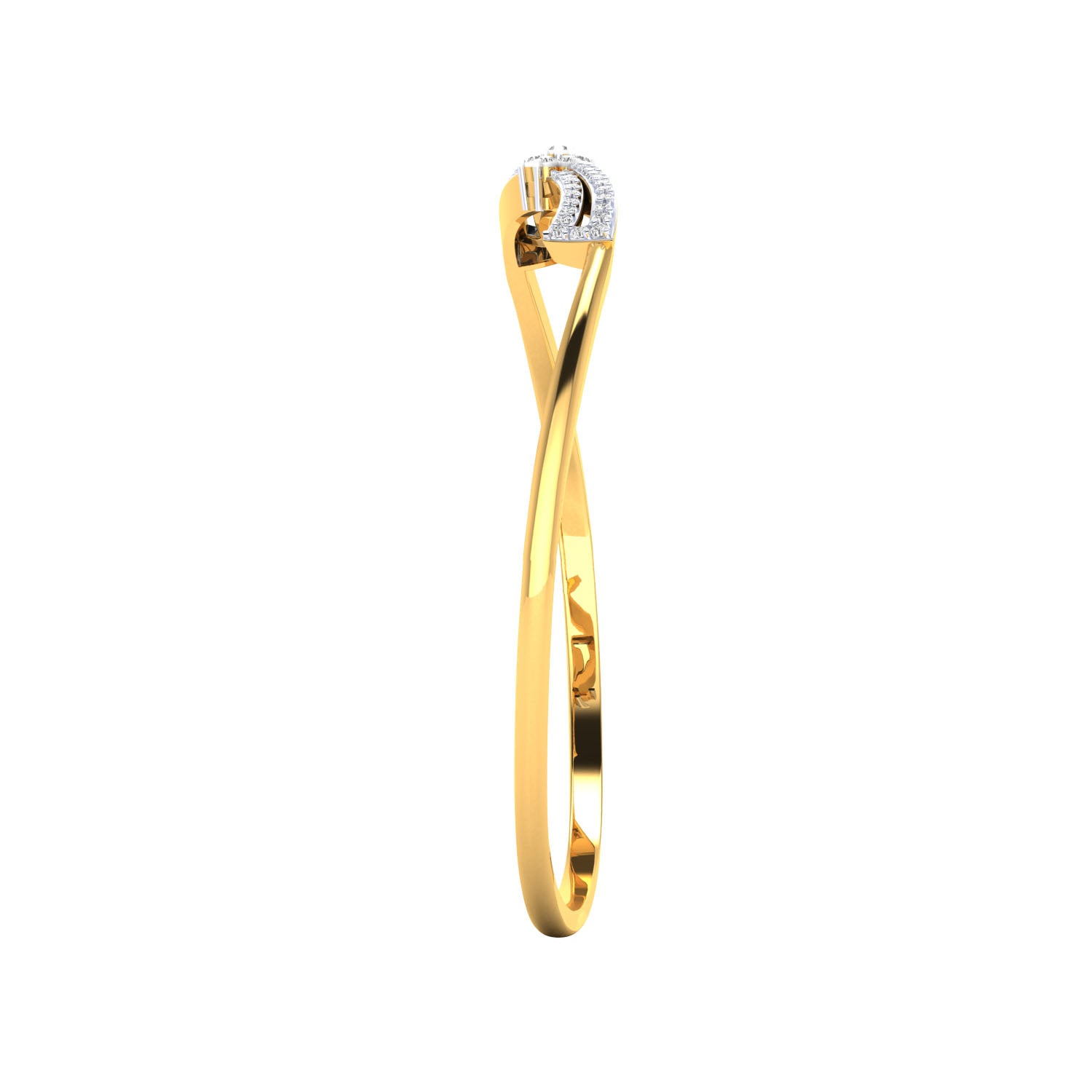 Yellow Gold Plated Sterling Silver Ring