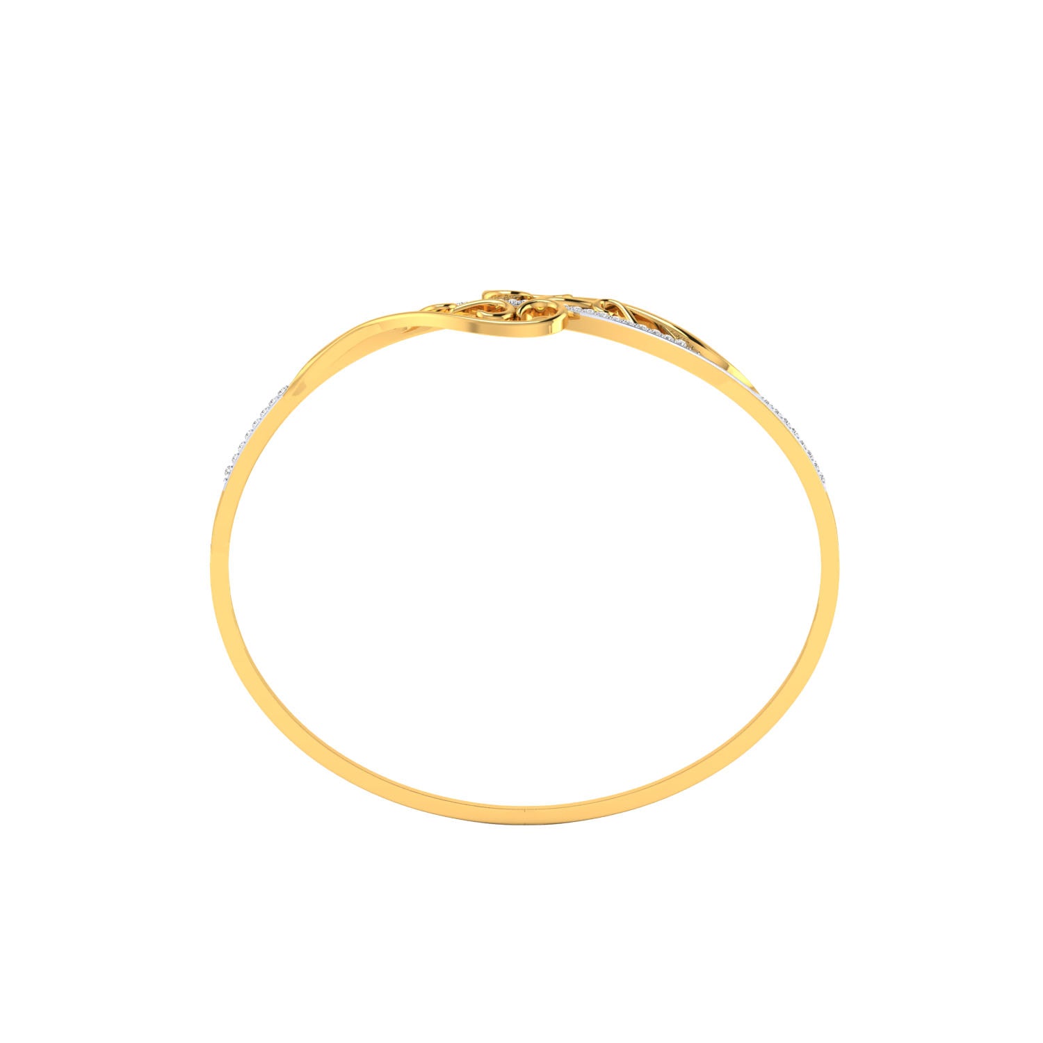 Yellow Gold Plated Sterling Silver Ring