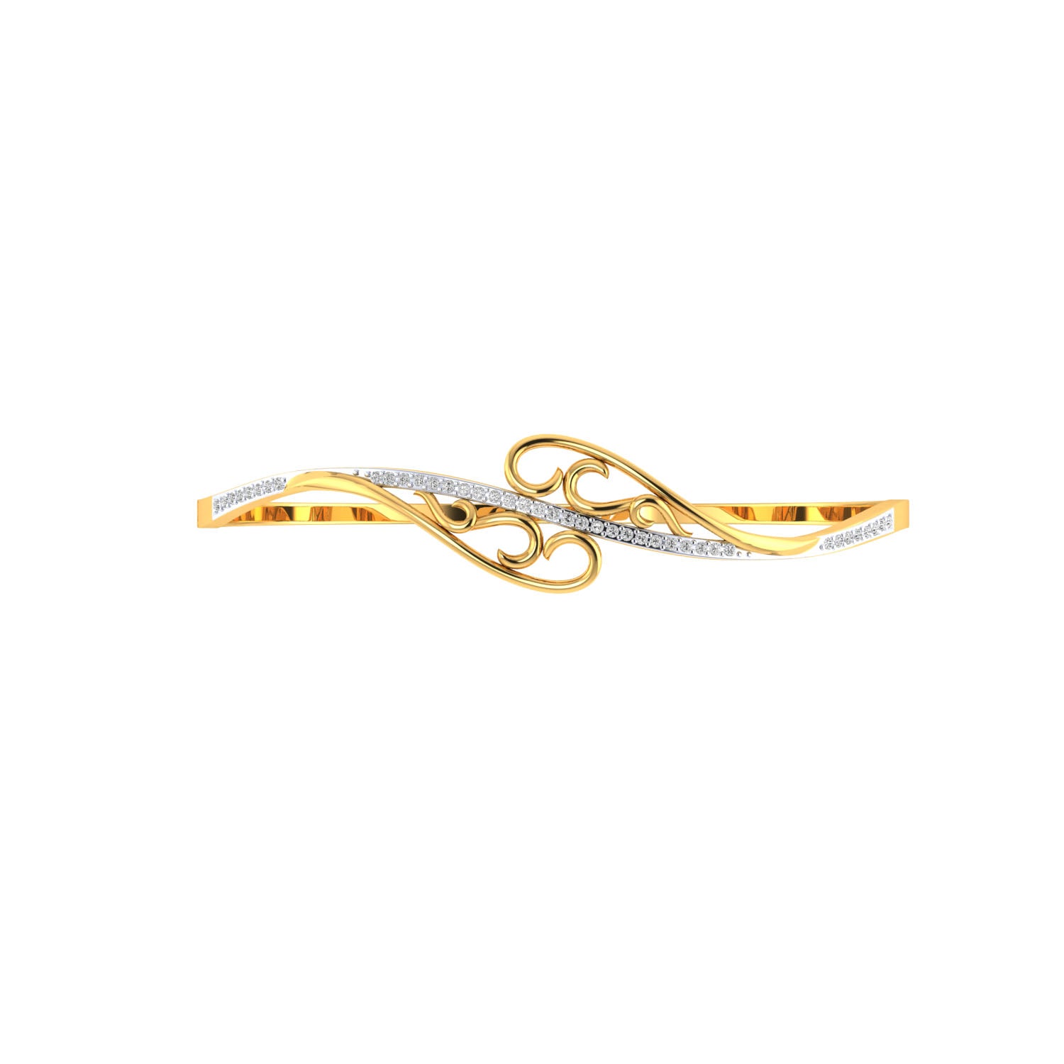 Yellow Gold Plated Sterling Silver Ring
