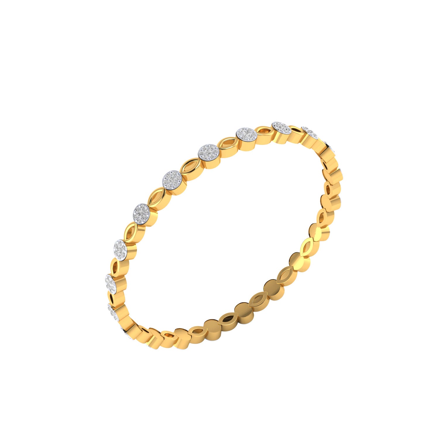 Yellow Gold Plated Sterling Silver Ring