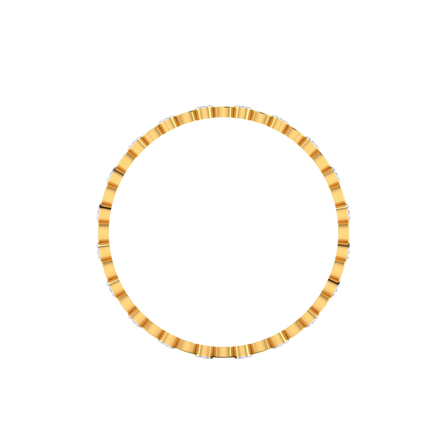 Yellow Gold Plated Sterling Silver Ring