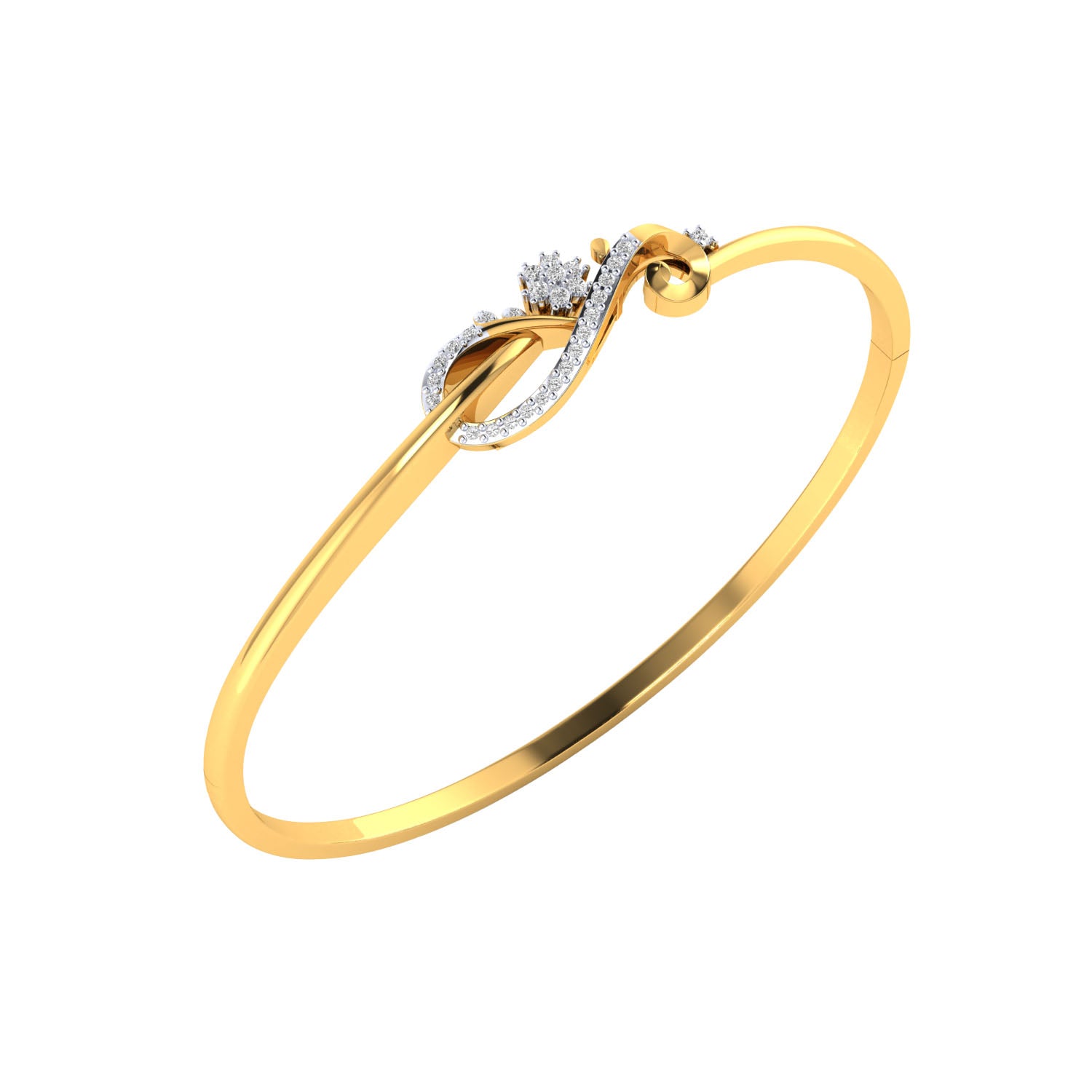 Yellow Gold Plated Sterling Silver Ring