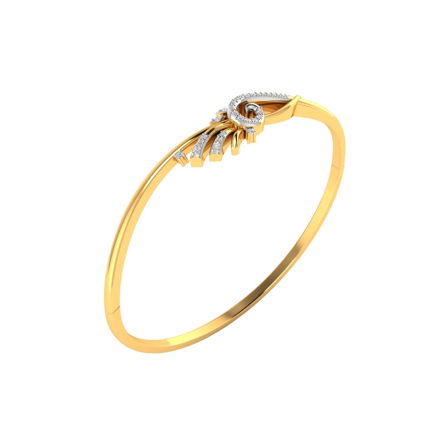 Yellow Gold Plated Sterling Silver Ring