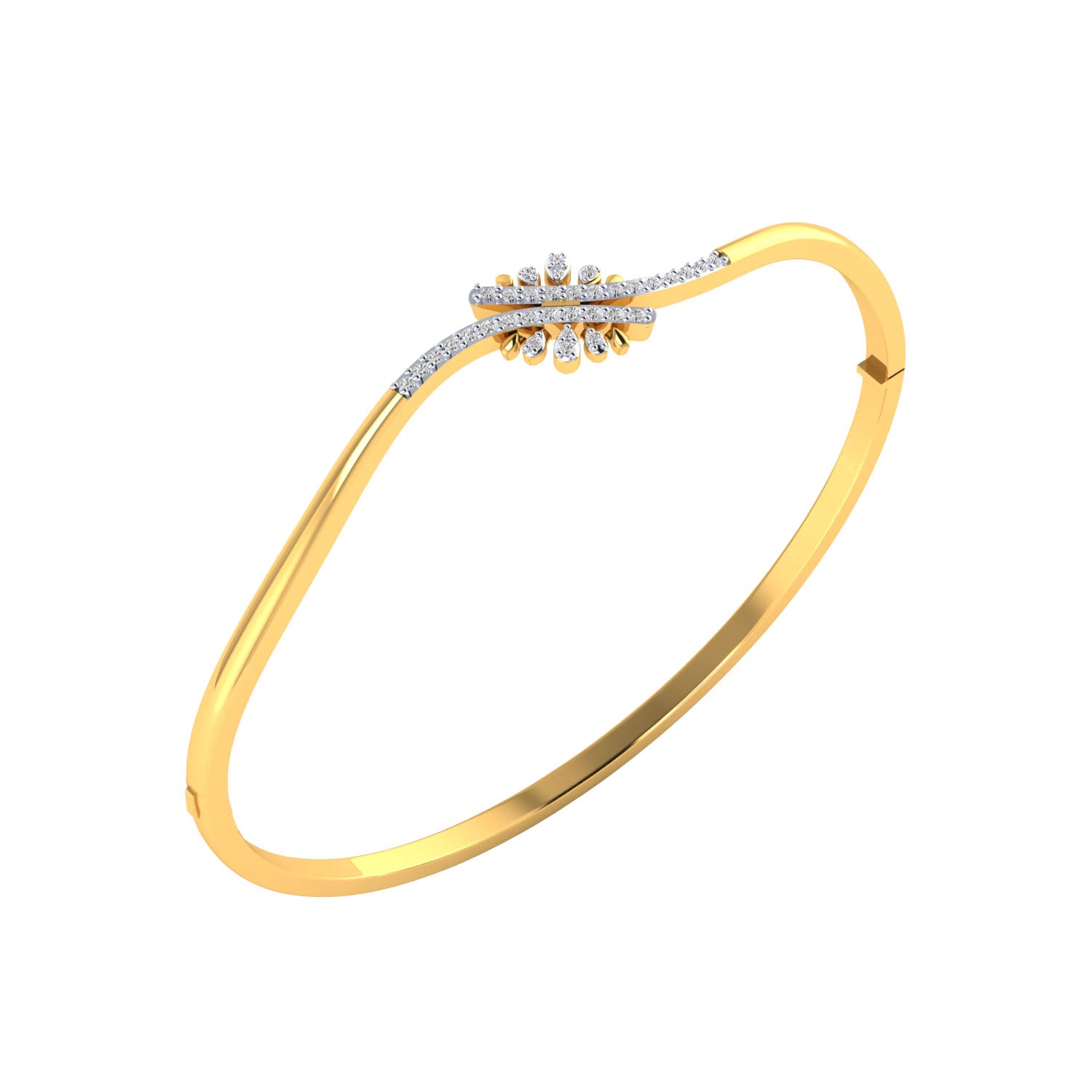 Yellow Gold Plated Sterling Silver Ring