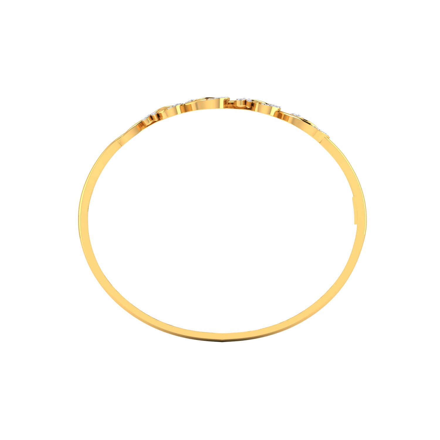 Yellow Gold Plated Sterling Silver Ring