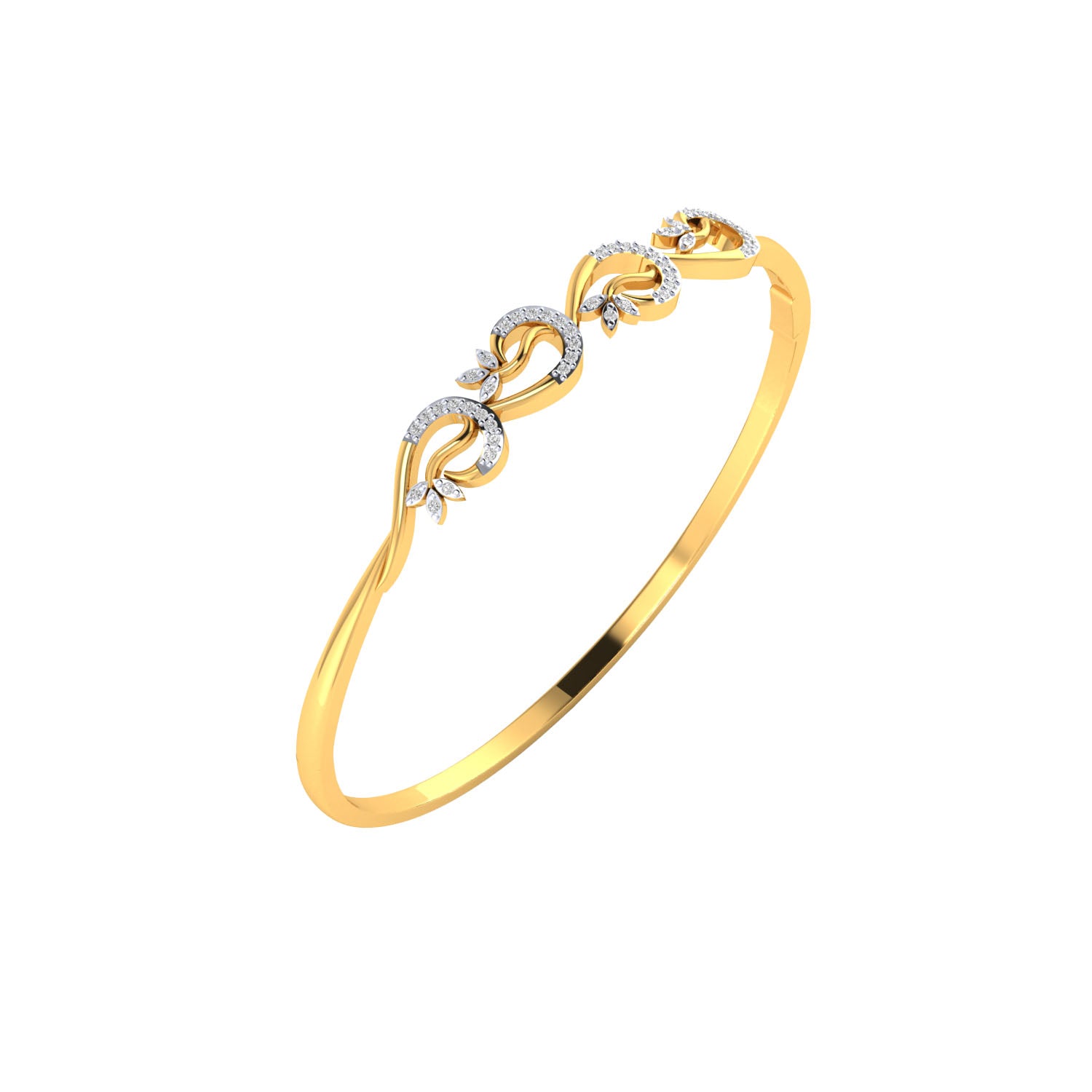 Yellow Gold Plated Sterling Silver Ring