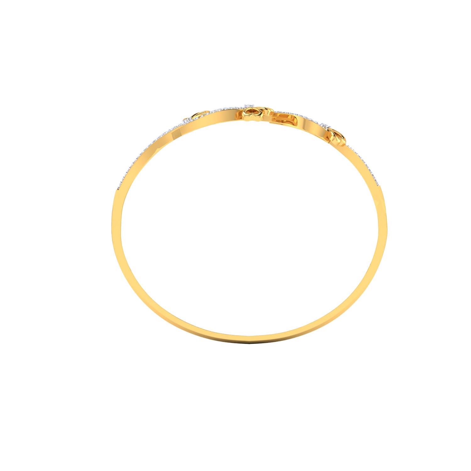 Yellow Gold Plated Sterling Silver Ring