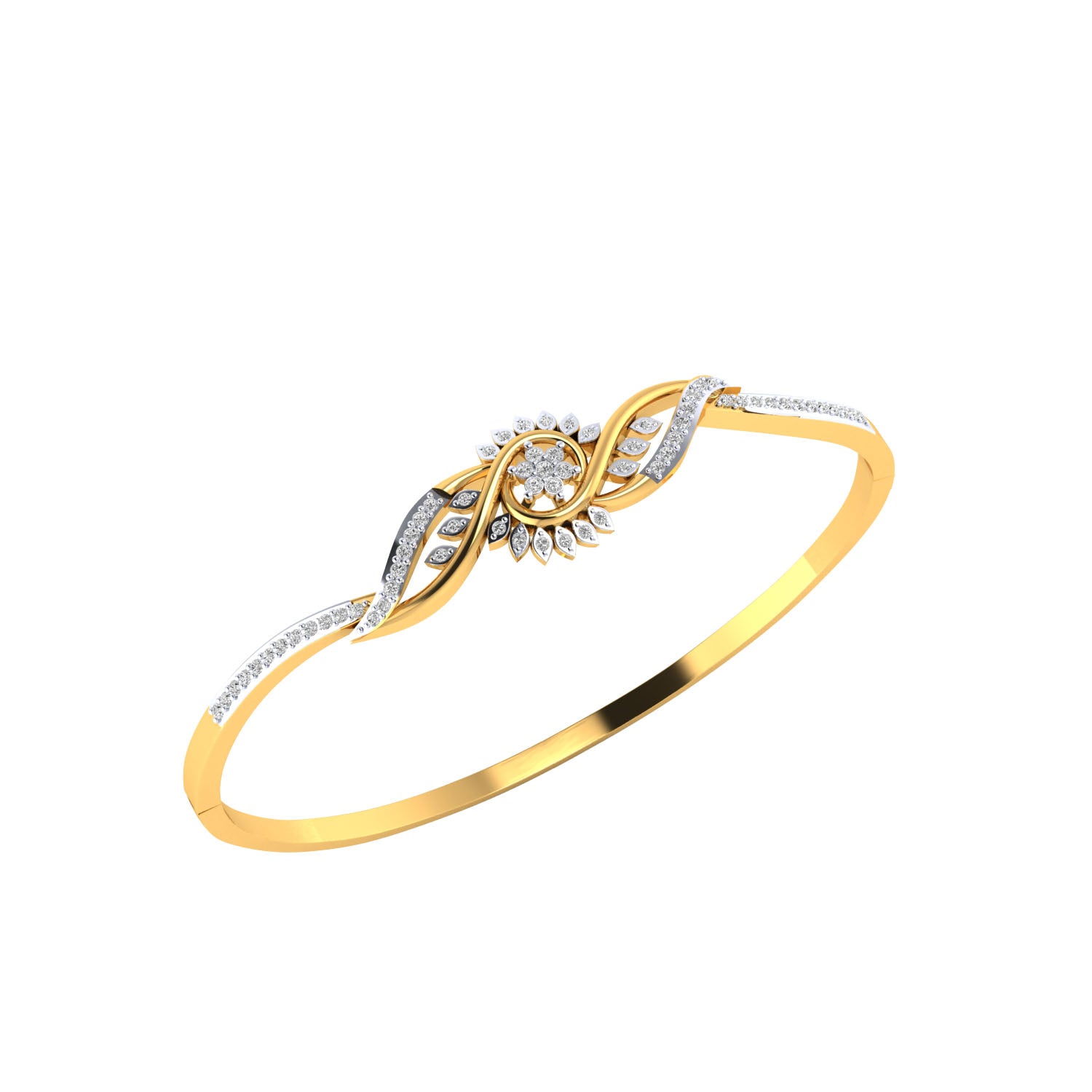 Yellow Gold Plated Sterling Silver Ring