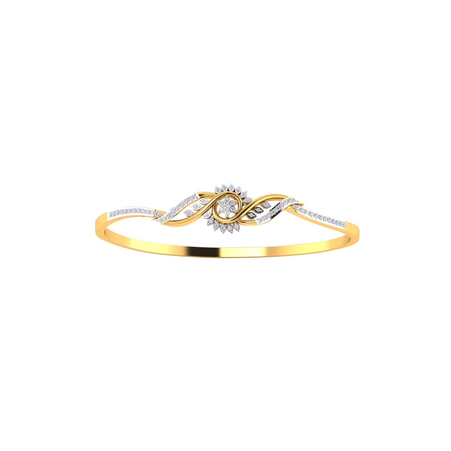 Yellow Gold Plated Sterling Silver Ring