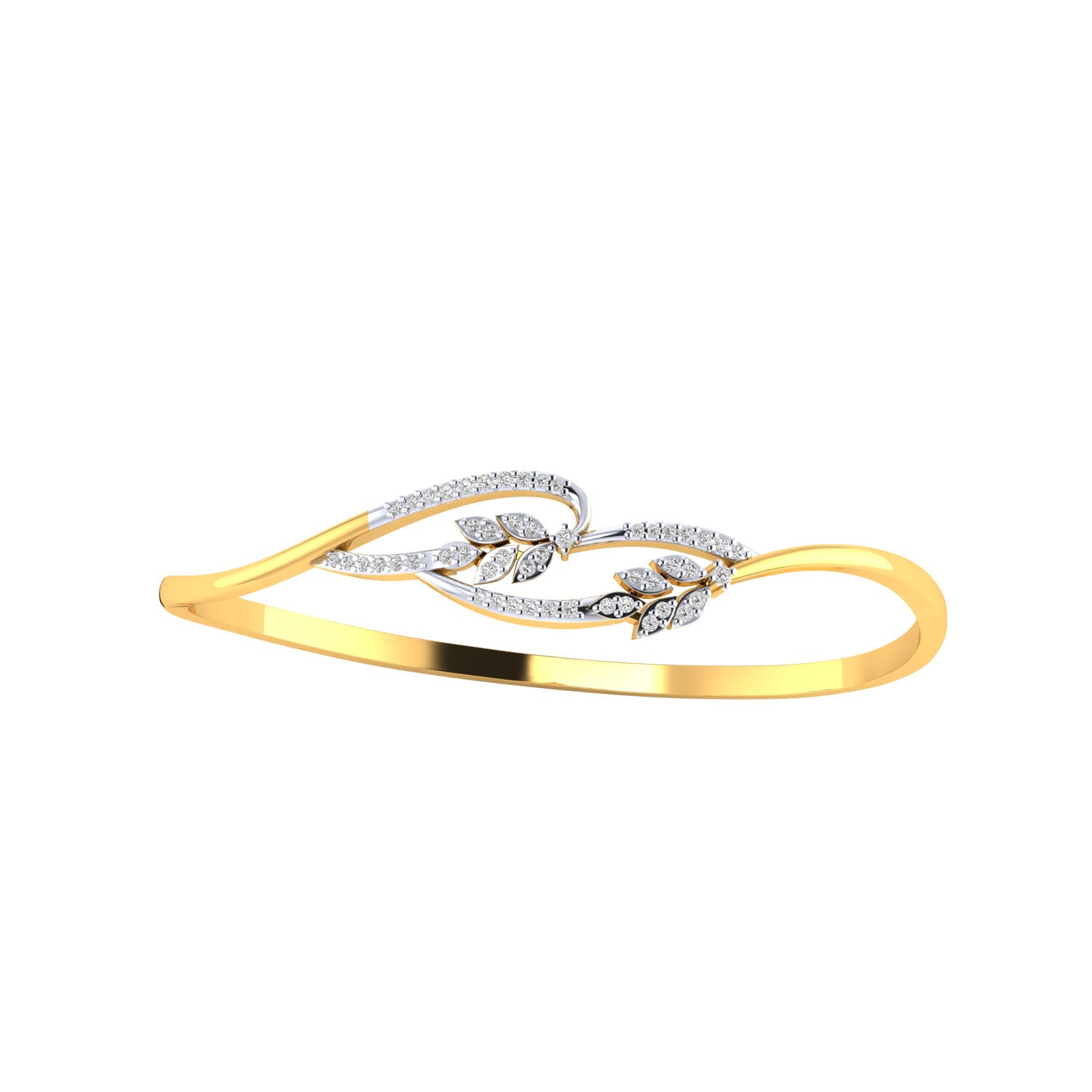 Yellow Gold Plated Sterling Silver Ring